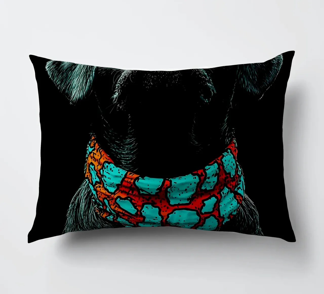 Cane con occhiali da sole - Pop Art cuscino da ColorCrash Gallery