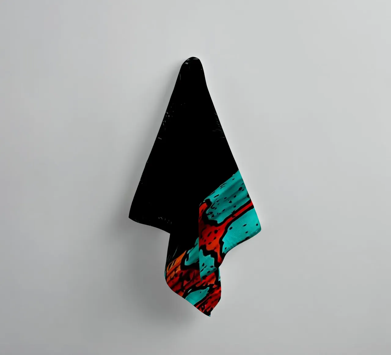 Cane con occhiali da sole - Pop Art asciugamano da bagno da ColorCrash Gallery