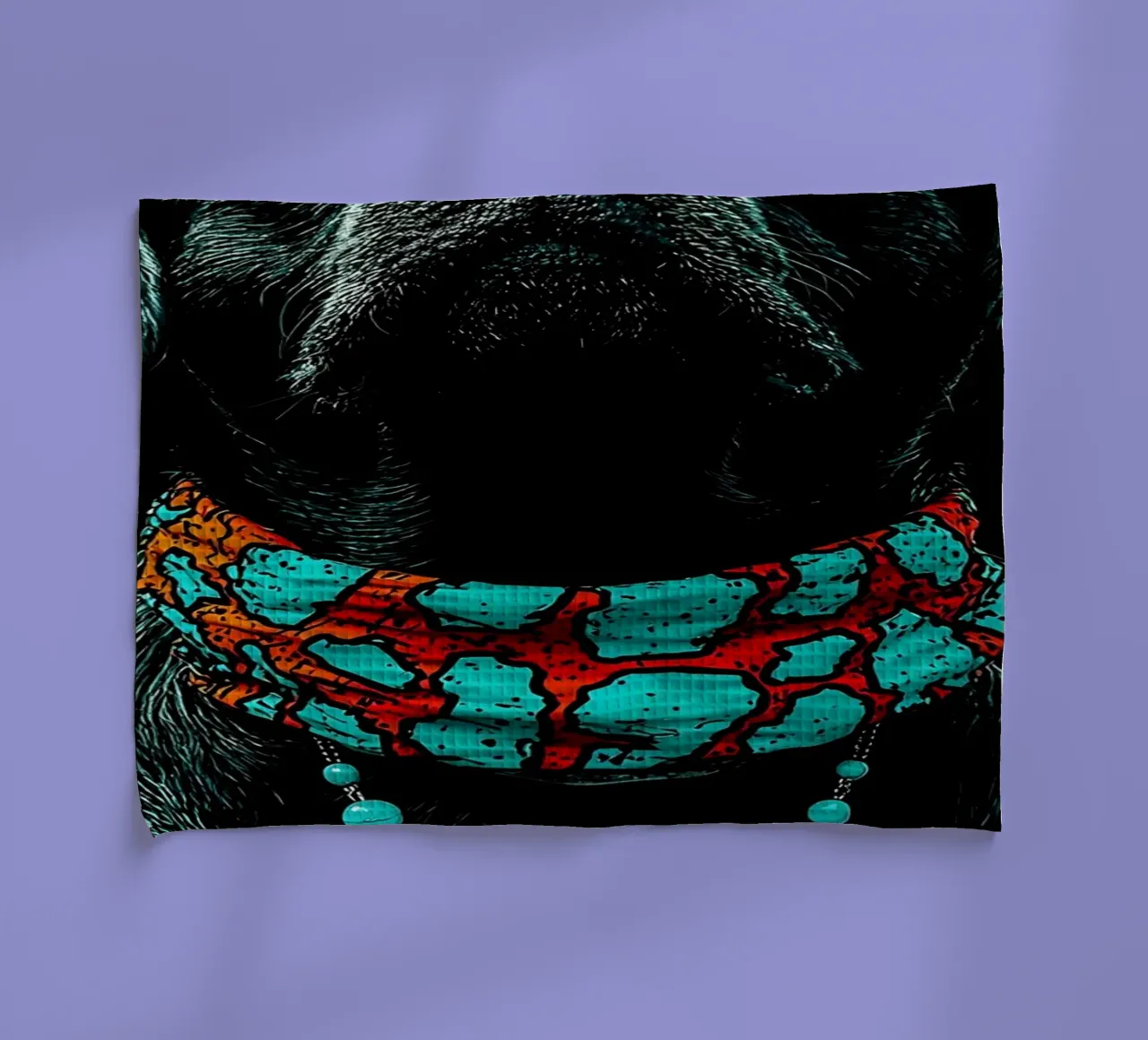Cane con occhiali da sole - Pop Art canovaccio da cucina da ColorCrash Gallery