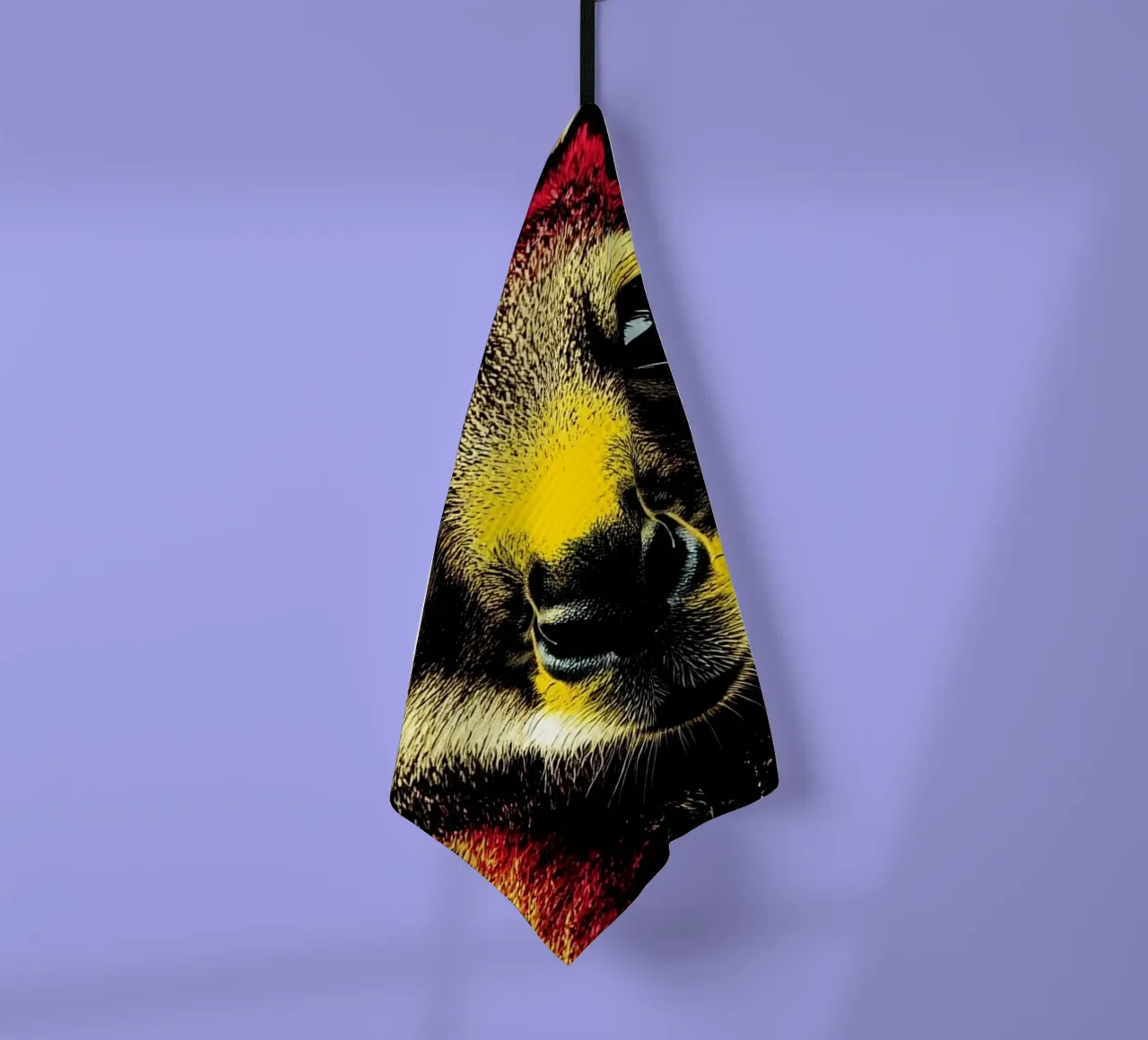 Känguru - Pop-Art Geschirrtuch von ColorCrash Gallery