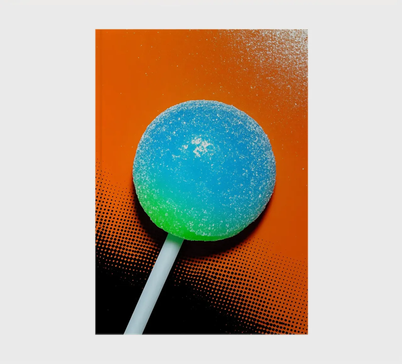 Lollipop - Pop Art notebook by ColorCrash Gallery