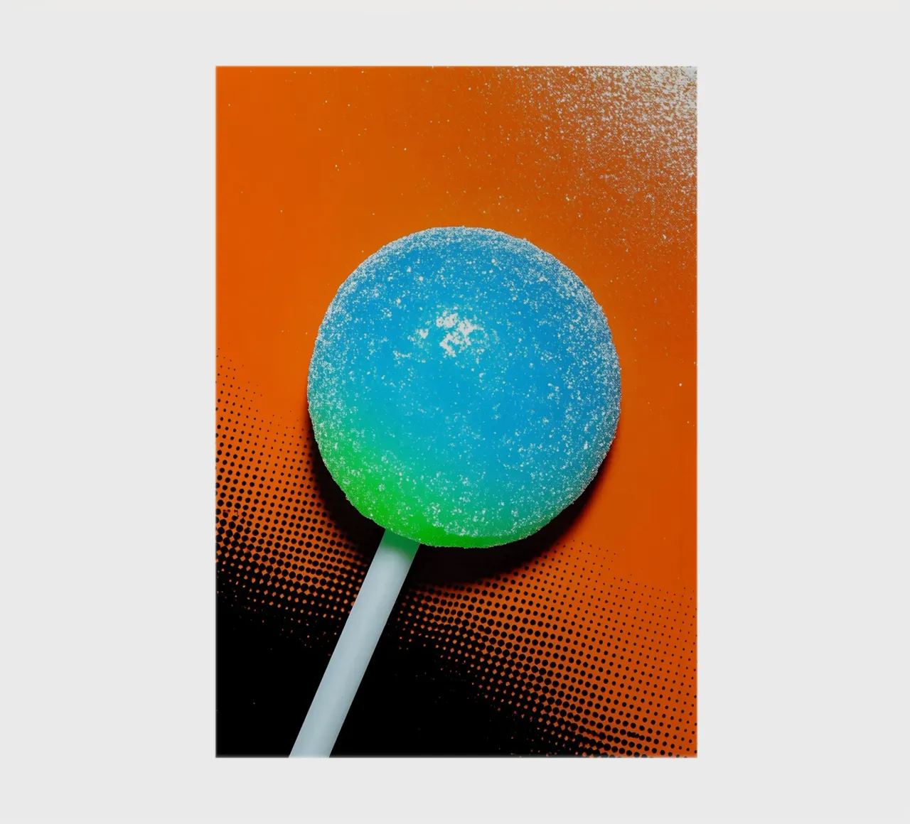 Lollipop - Pop Art notebook by ColorCrash Gallery