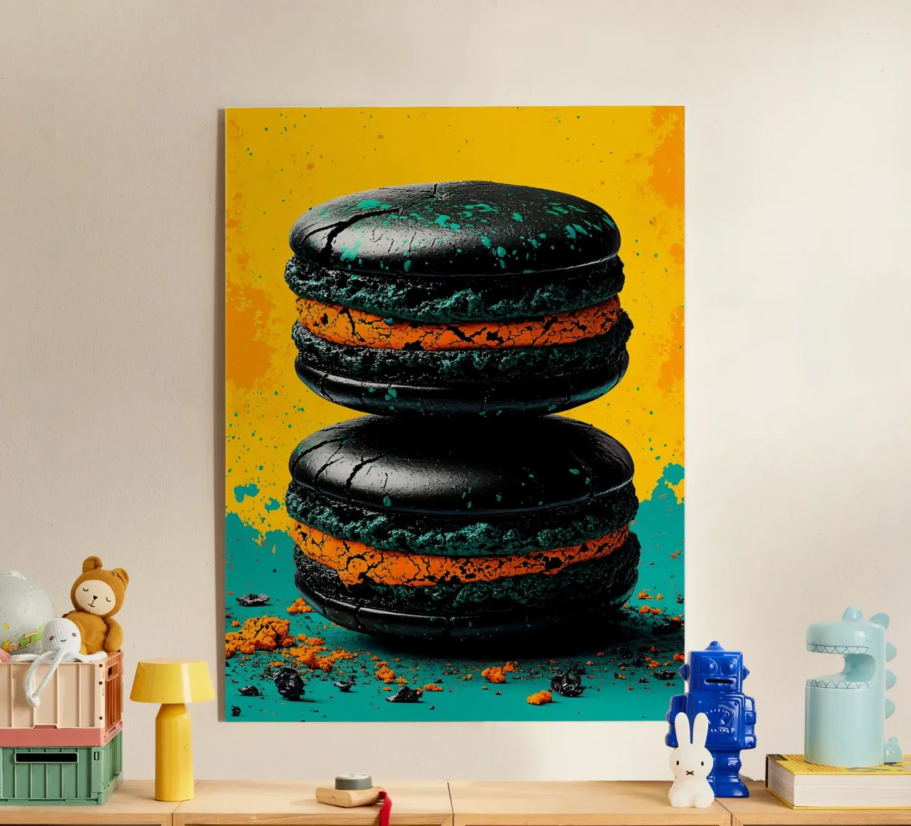 Pila di macarons - Pop Art plexiglass da ColorCrash Gallery