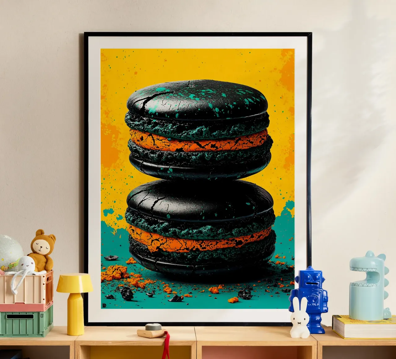 Pila di macarons - Pop Art carta hahnemühle da ColorCrash Gallery
