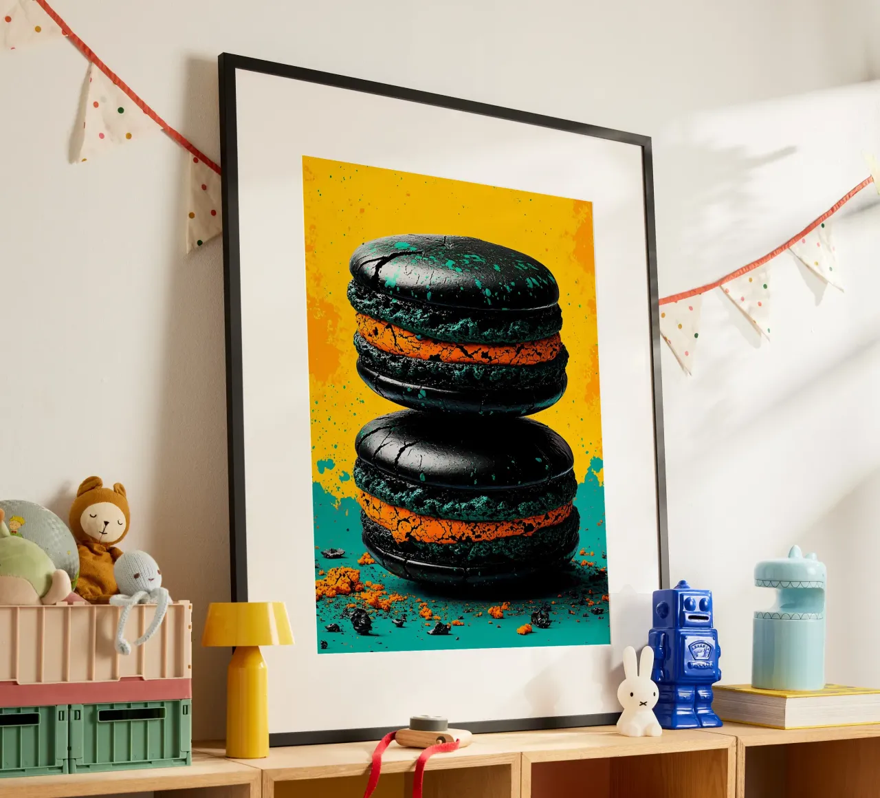 Pila di macarons - Pop Art carta hahnemühle da ColorCrash Gallery