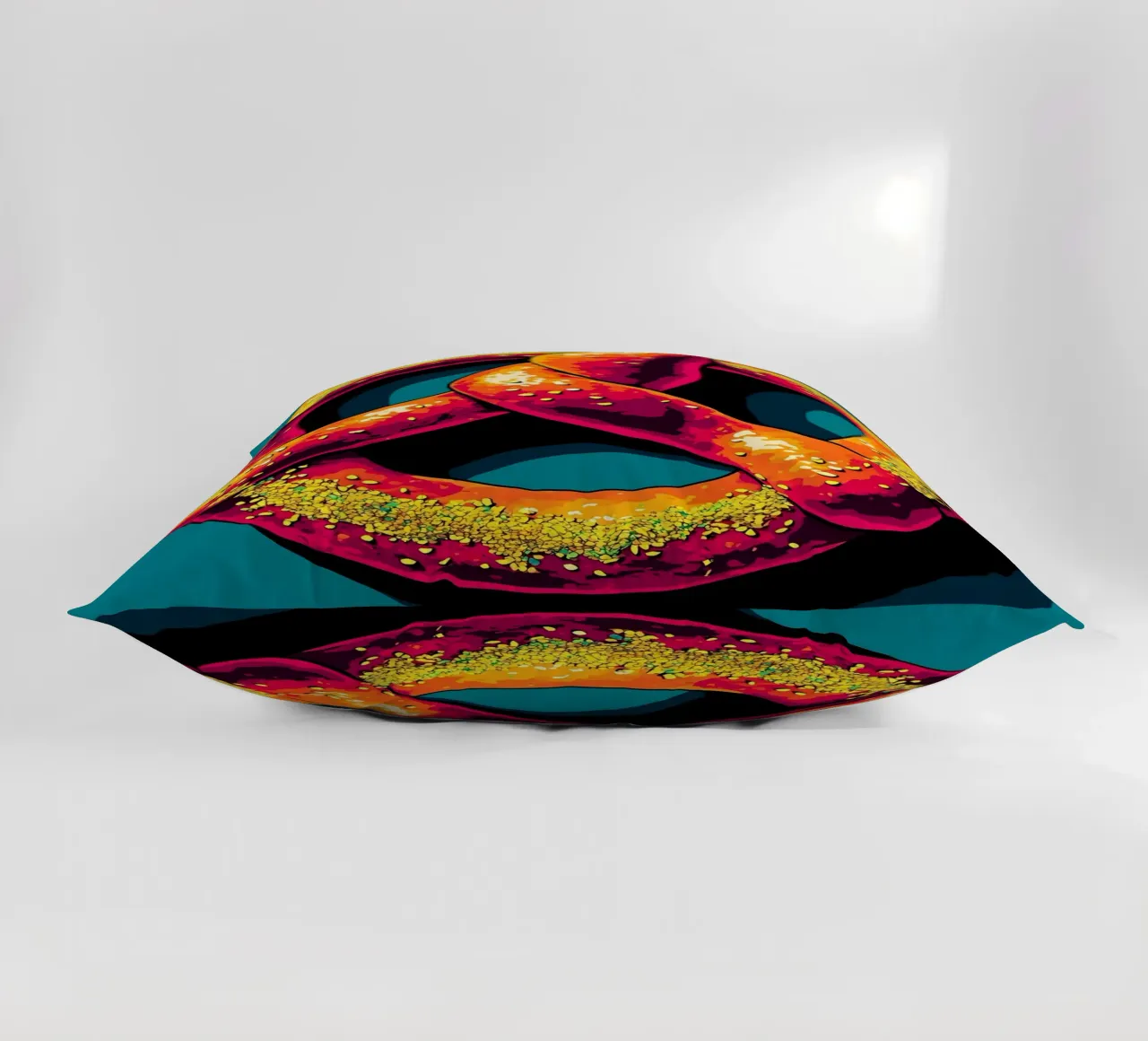 Pretzel - Pop Art cuscino da ColorCrash Gallery