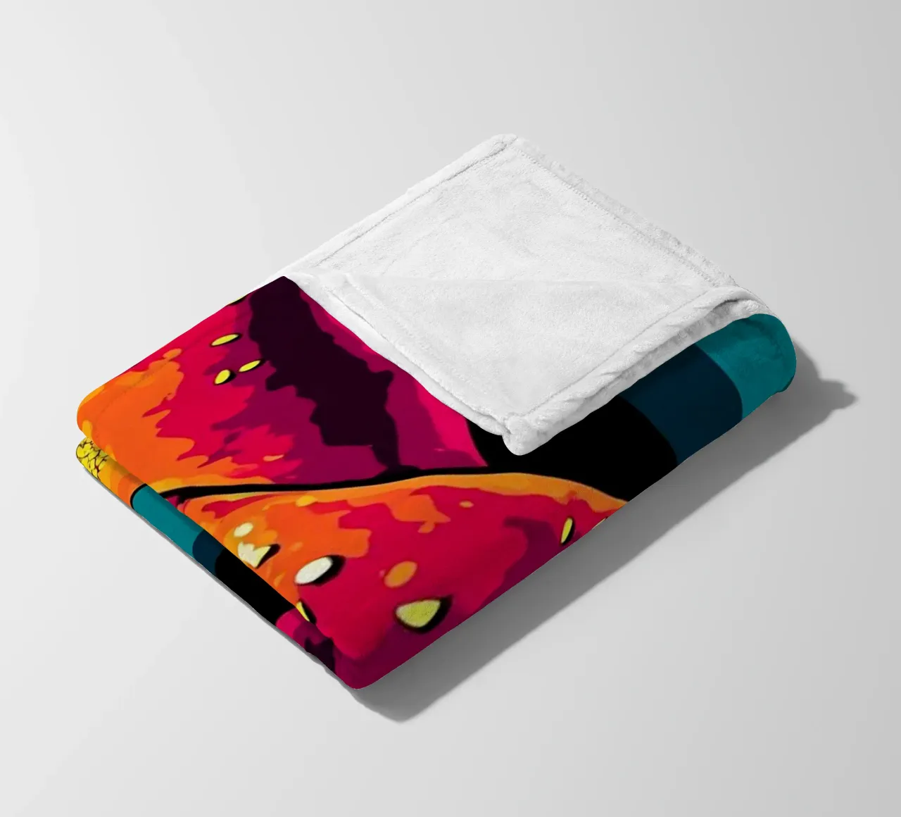 Pretzel - Pop Art coperta in pile da ColorCrash Gallery