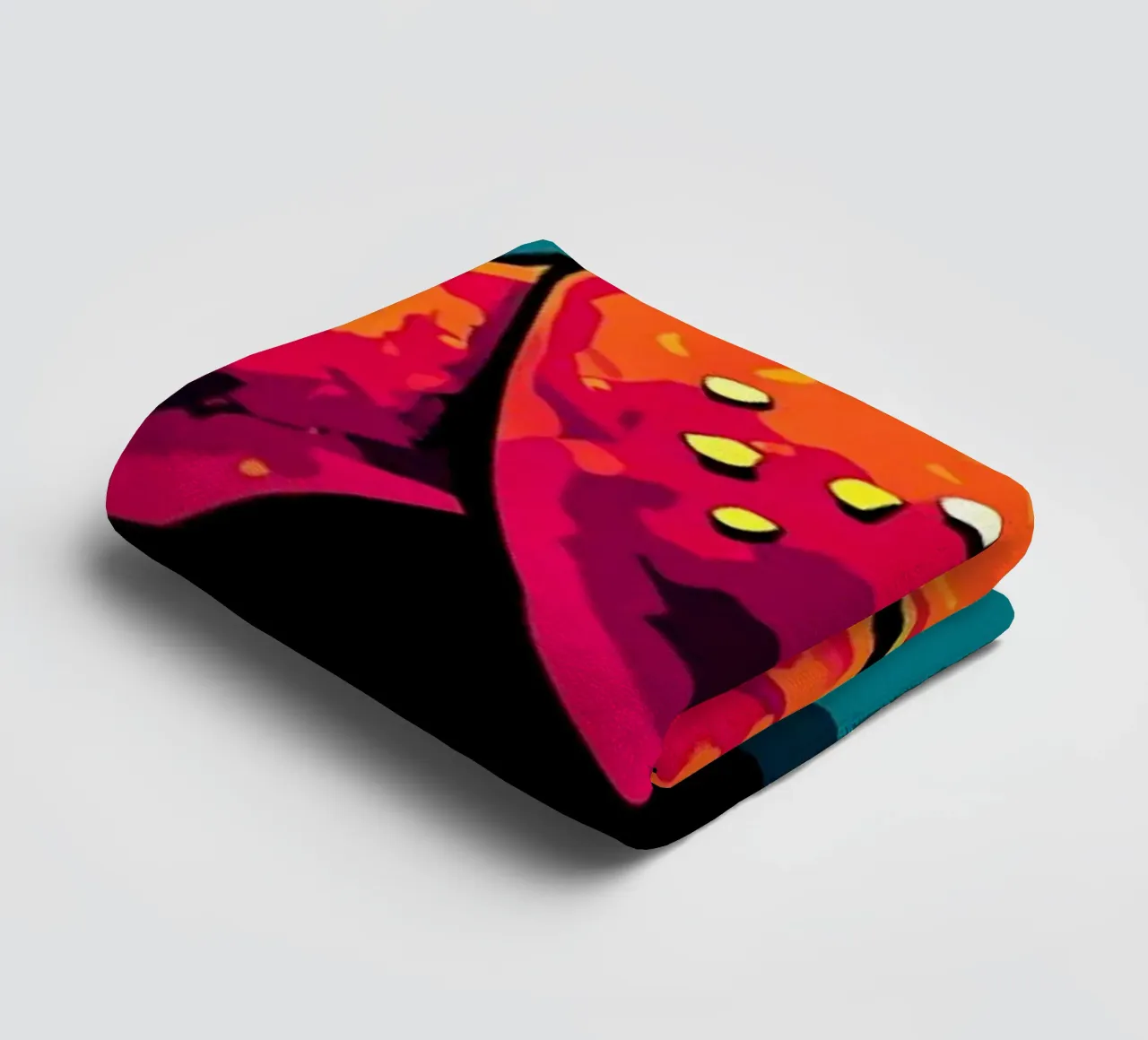 Pretzel - Pop Art asciugamano da bagno da ColorCrash Gallery