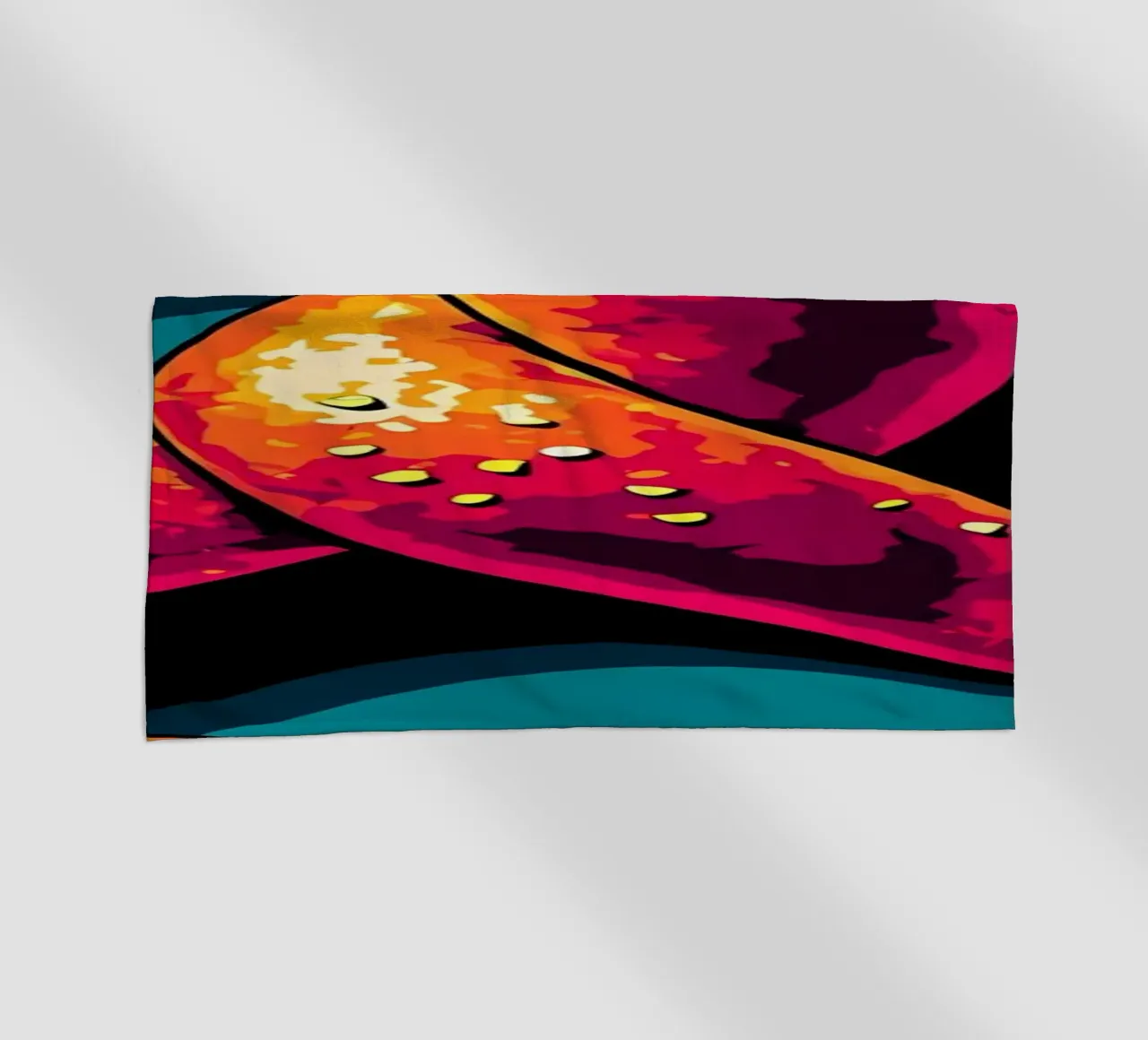 Pretzel - Pop Art telo mare da ColorCrash Gallery