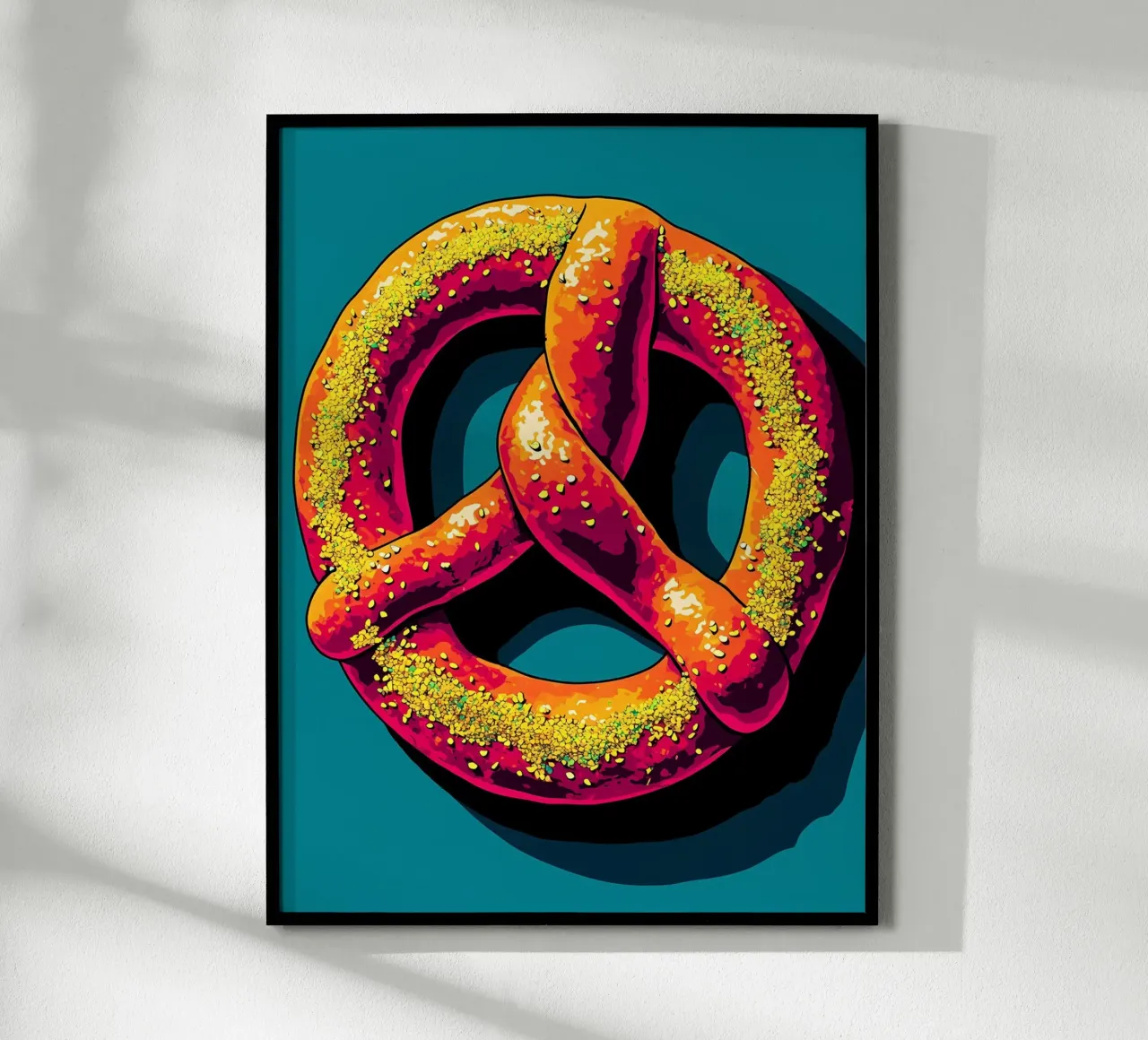 Pretzel - Pop Art carta hahnemühle da ColorCrash Gallery