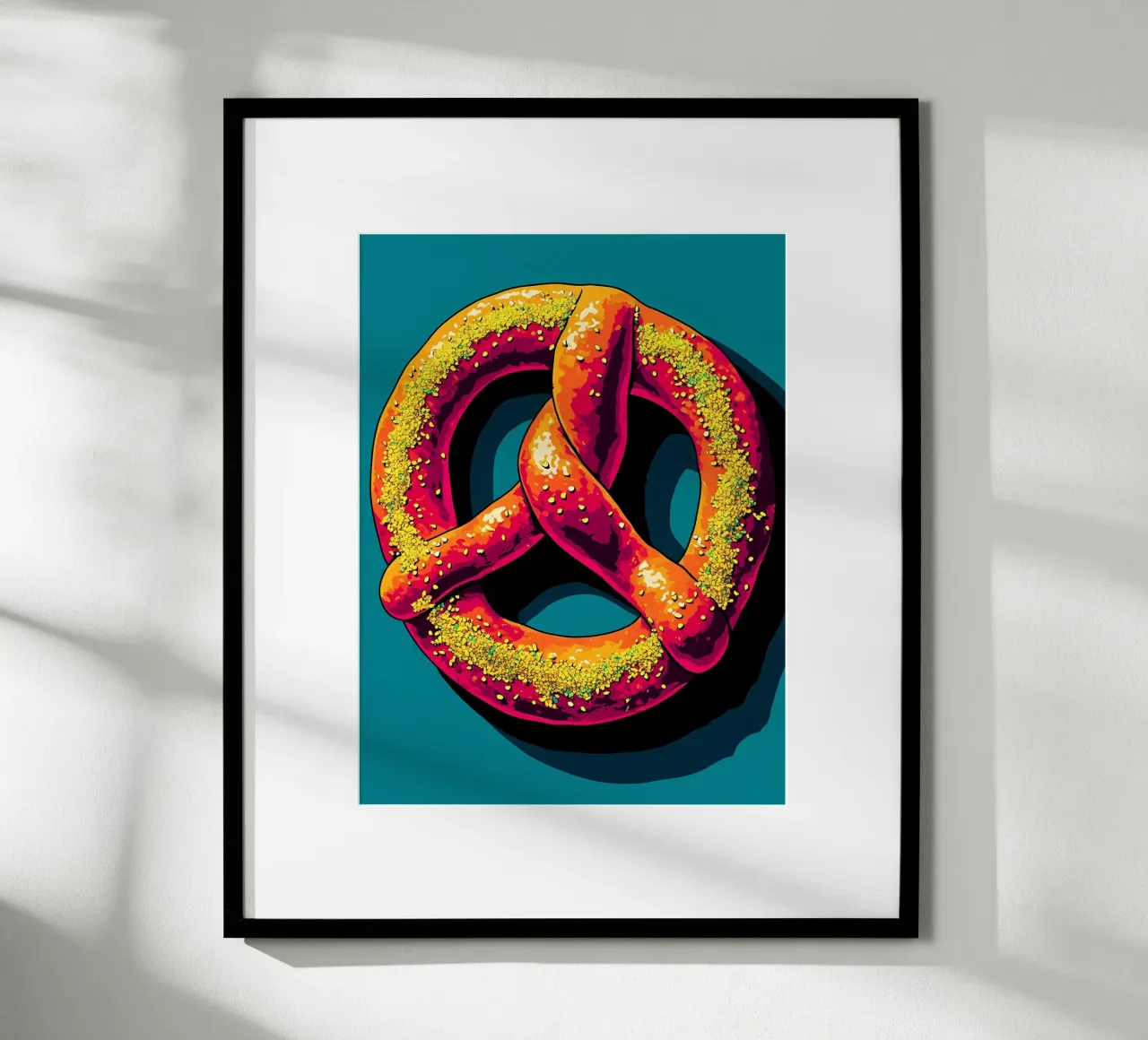 Pretzel - Pop Art carta hahnemühle da ColorCrash Gallery