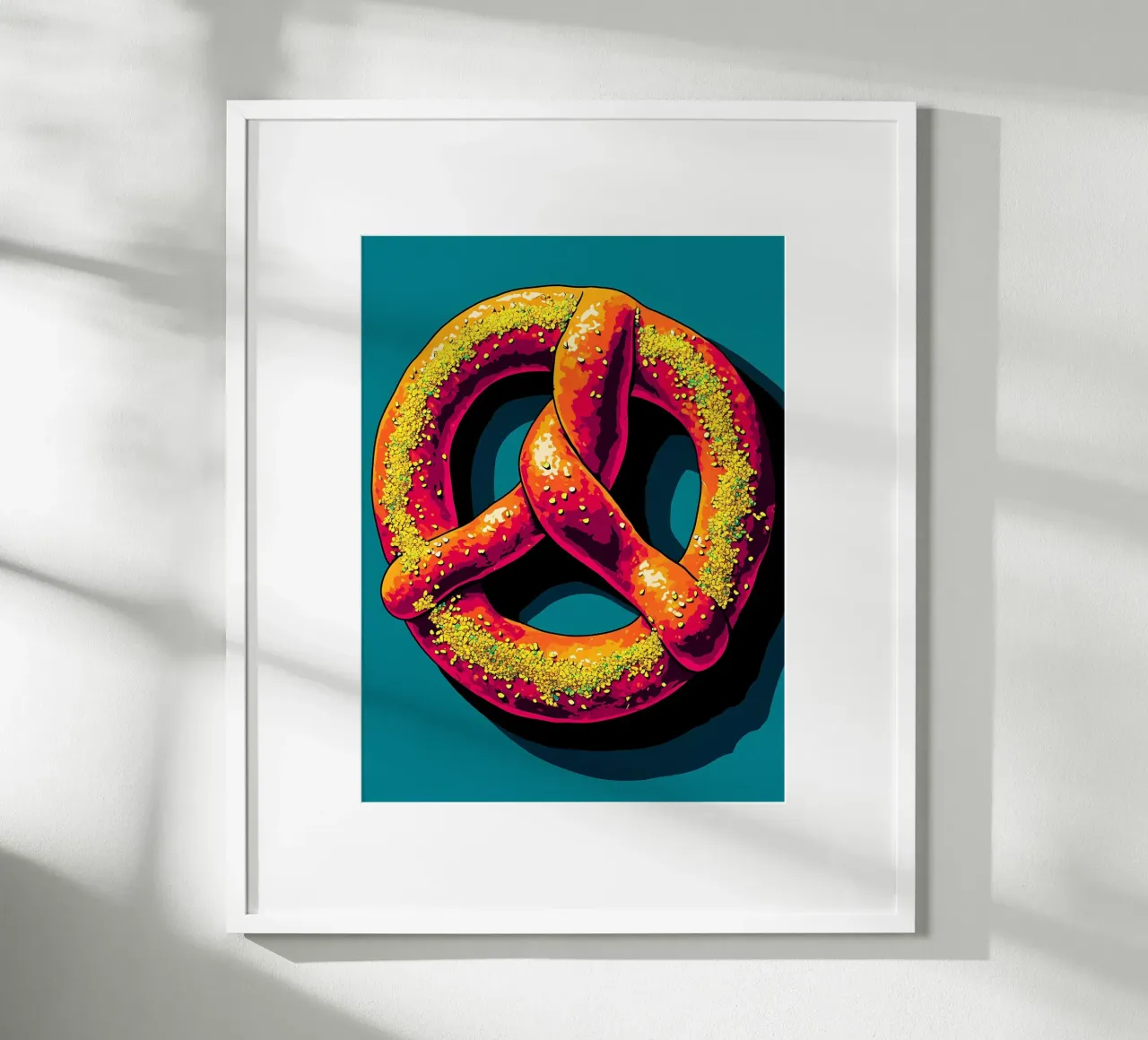 Pretzel - Pop Art carta hahnemühle da ColorCrash Gallery