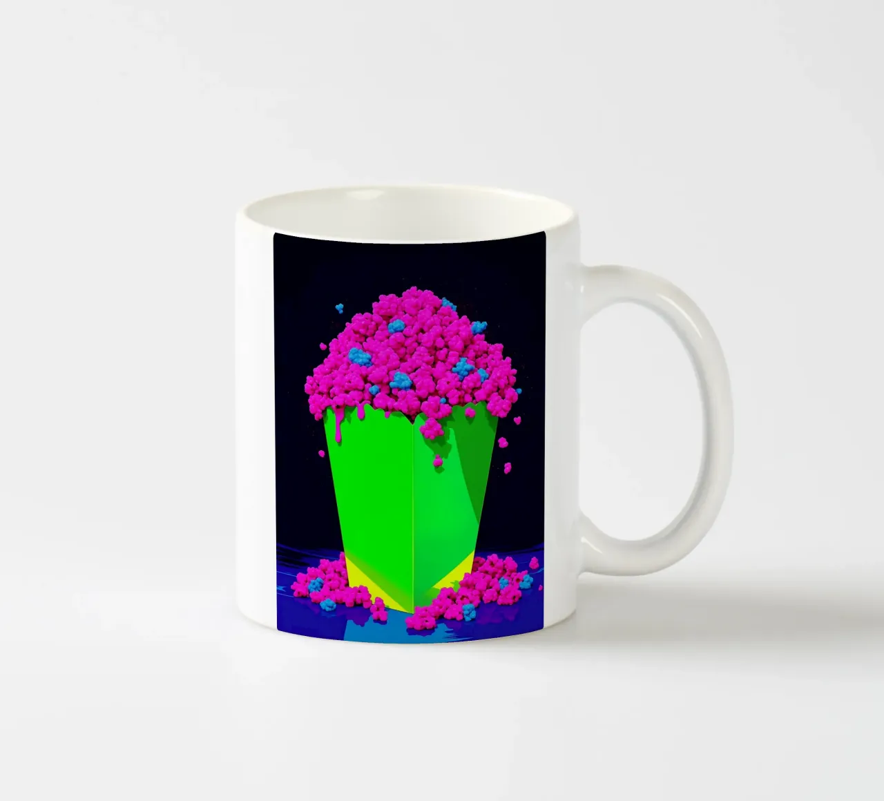 Popcorn - Pop Art tazza in ceramica da ColorCrash Gallery