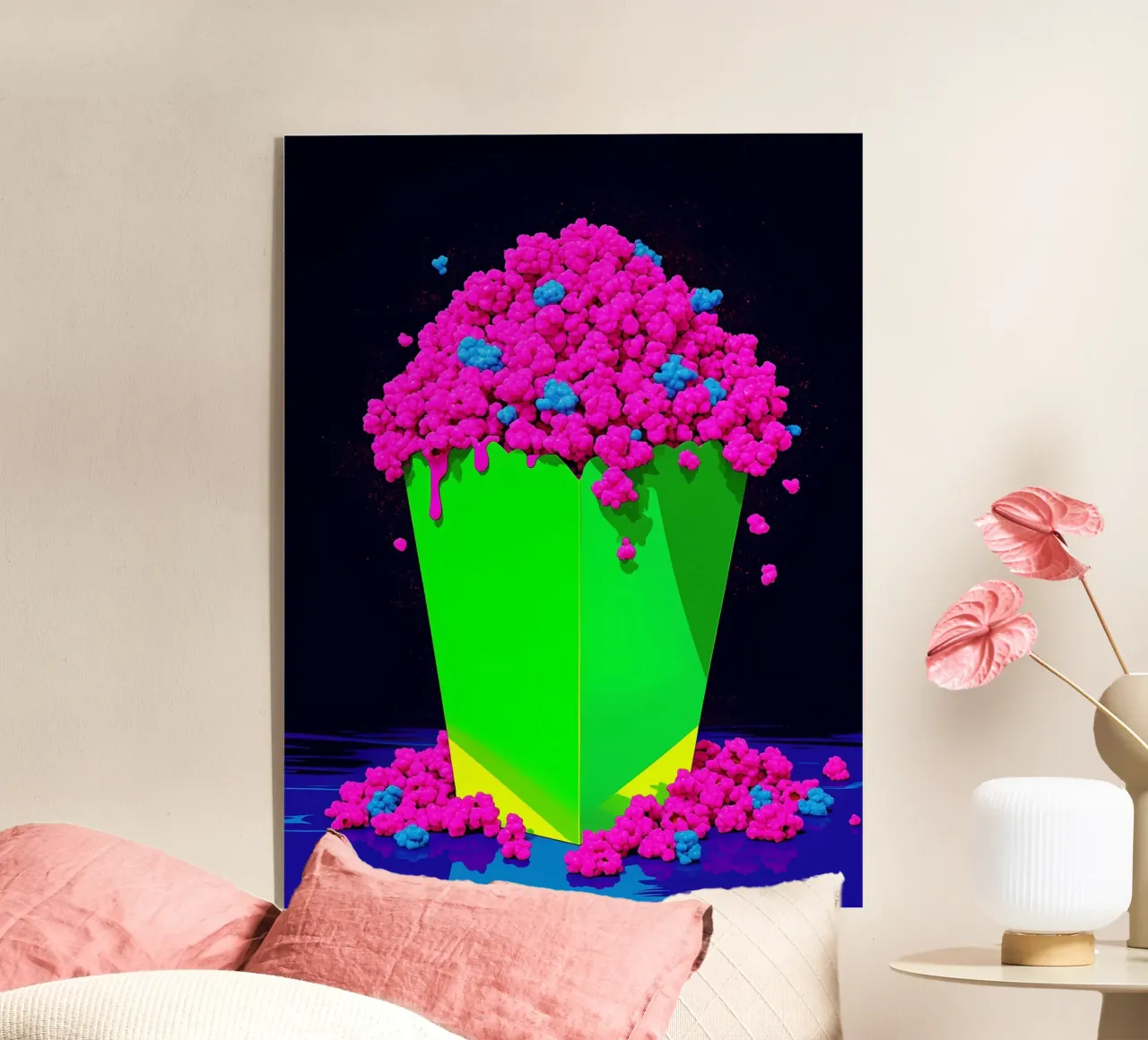 Popcorn - Pop Art plexiglass da ColorCrash Gallery