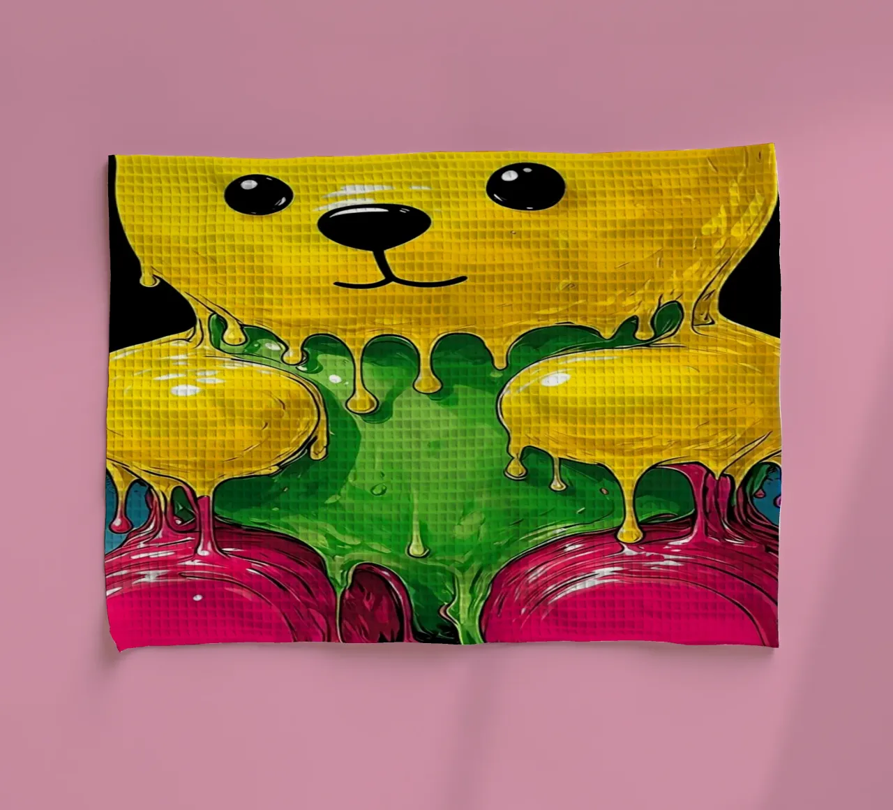 Ours en fusion - Pop Art torchon de ColorCrash Gallery
