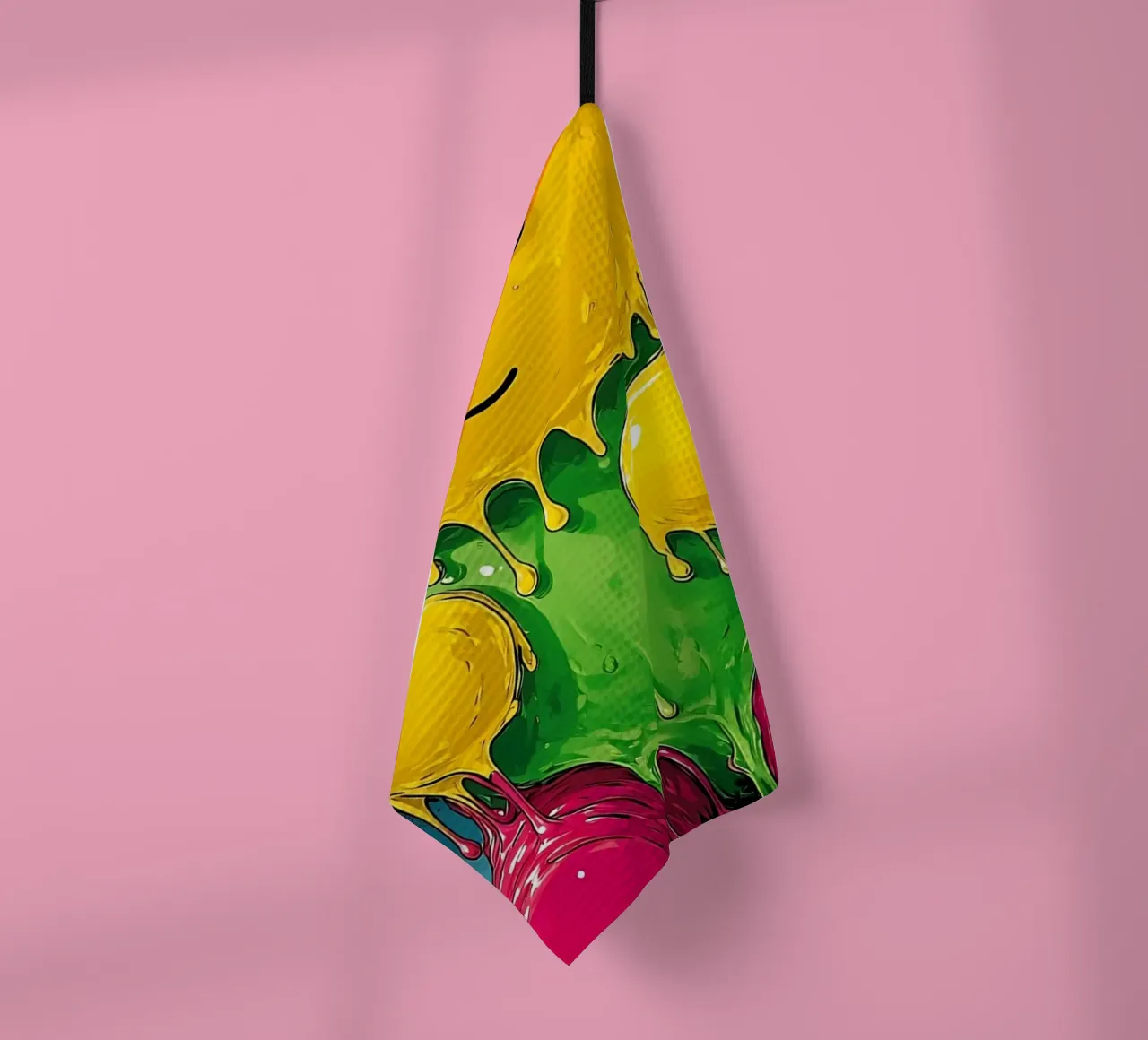 Ours en fusion - Pop Art torchon de ColorCrash Gallery