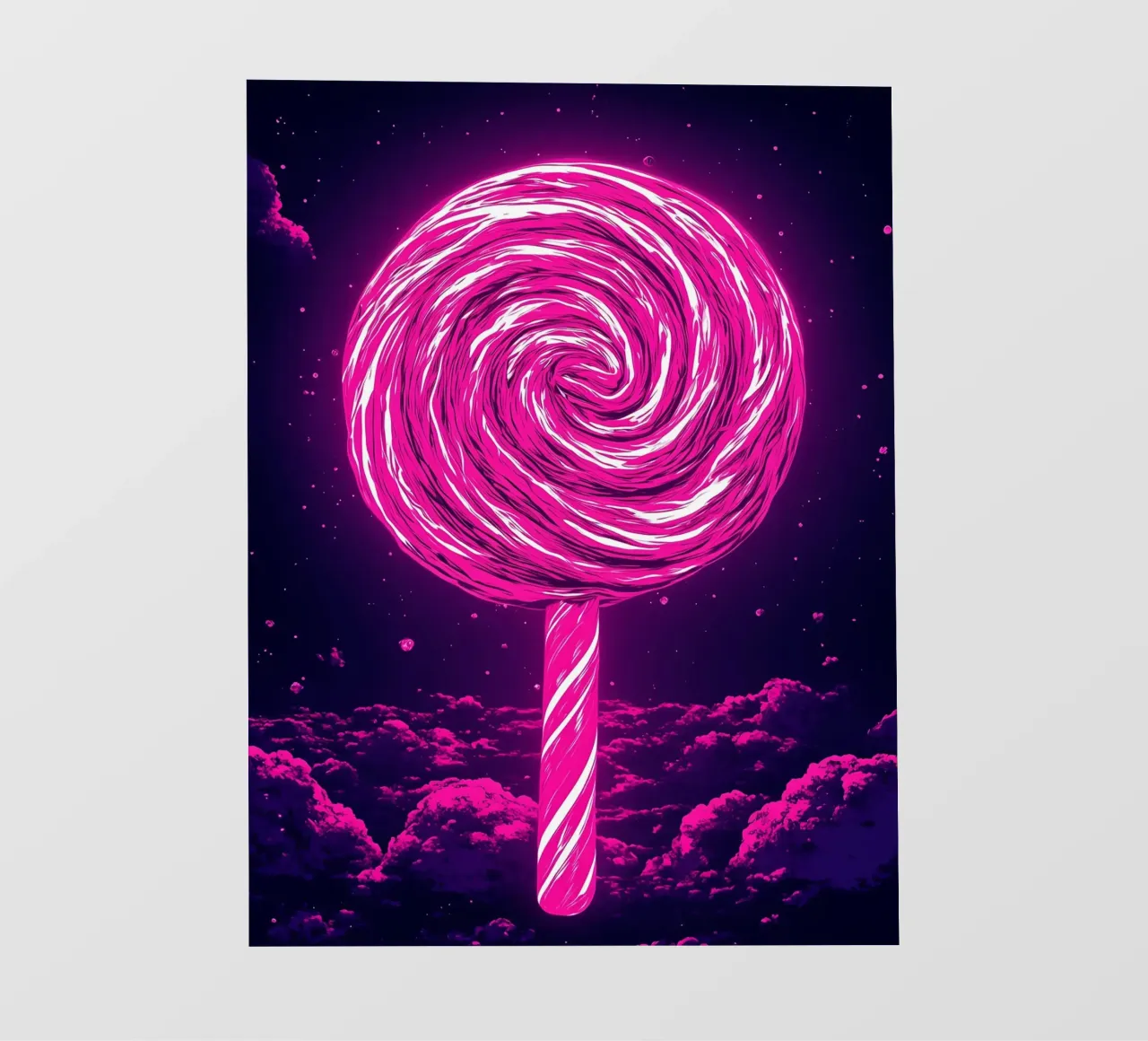 Lecca-lecca - Pop Art pellicola backlit da ColorCrash Gallery