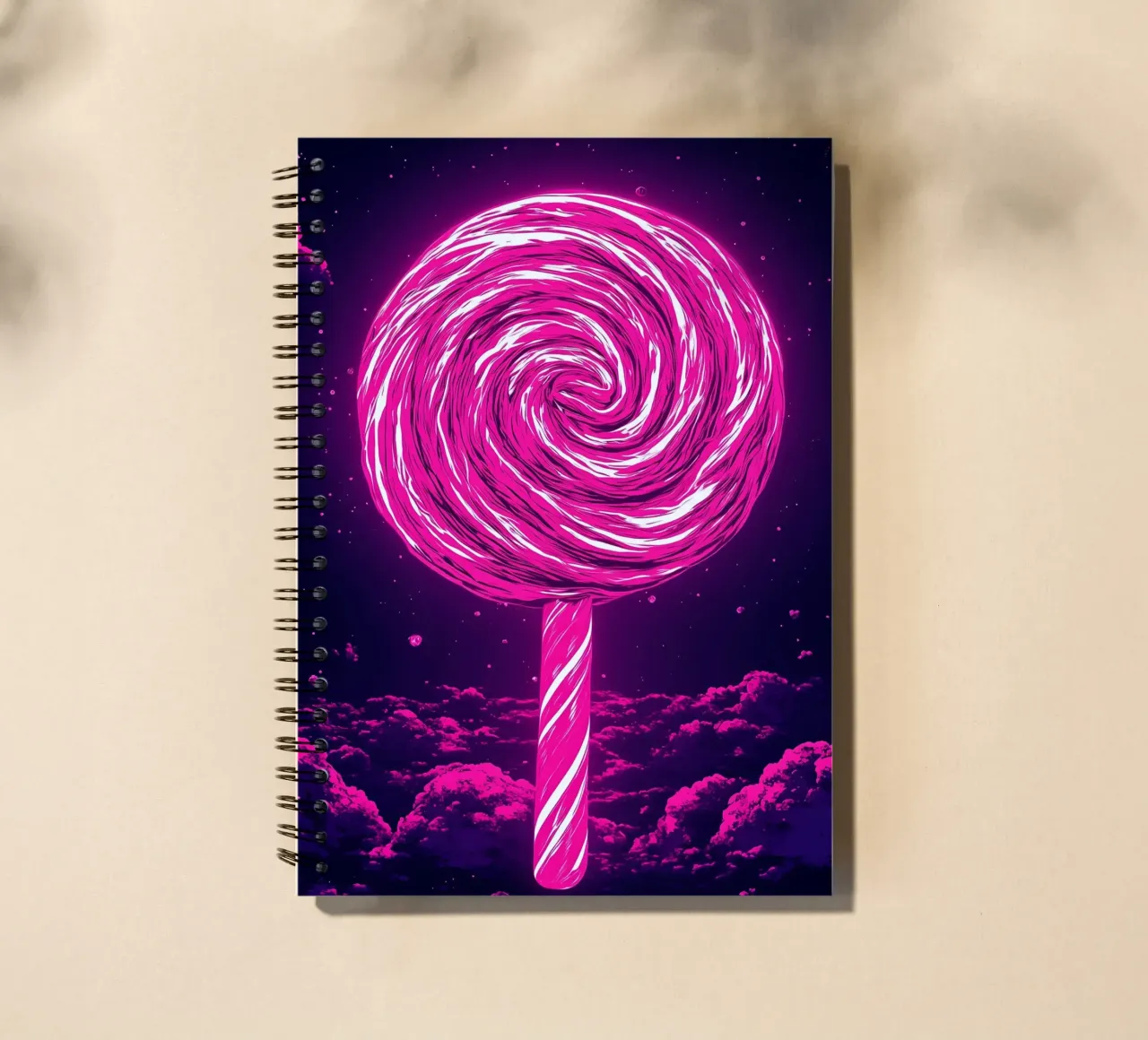Lollipop - Pop Art spiral notebook by ColorCrash Gallery