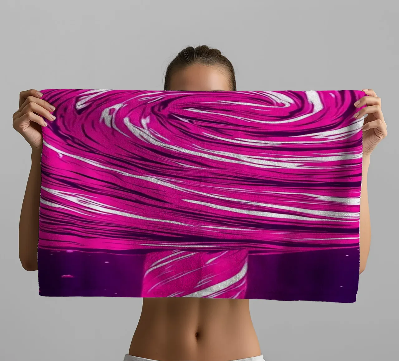 Lecca-lecca - Pop Art asciugamano da bagno da ColorCrash Gallery
