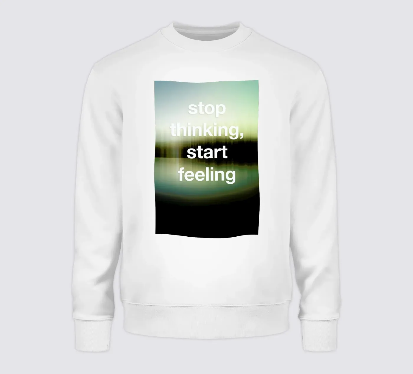 Stop Thinking sweatshirt van Angelo Cerantola