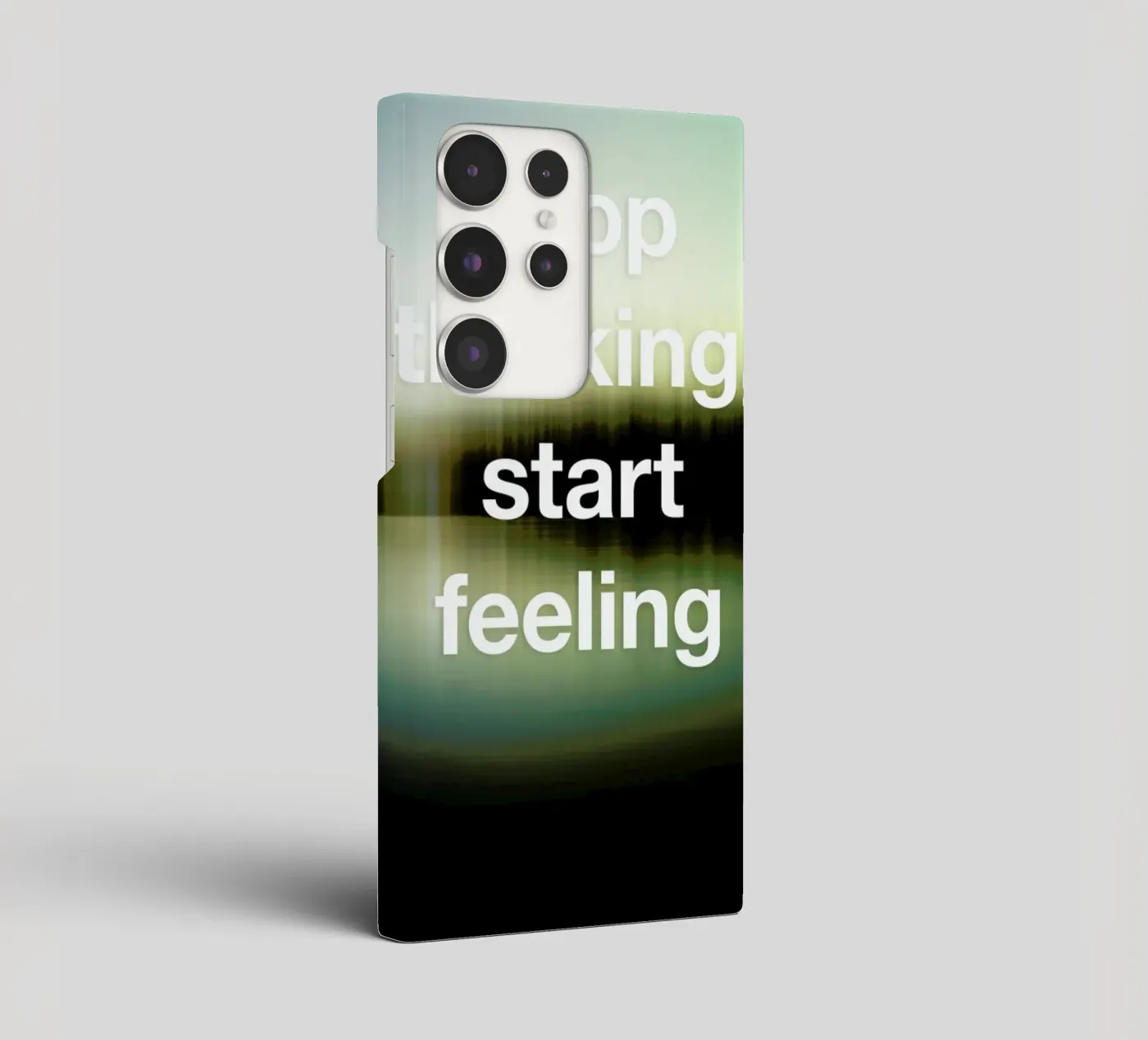 Stop Thinking samsung hoesje van Angelo Cerantola