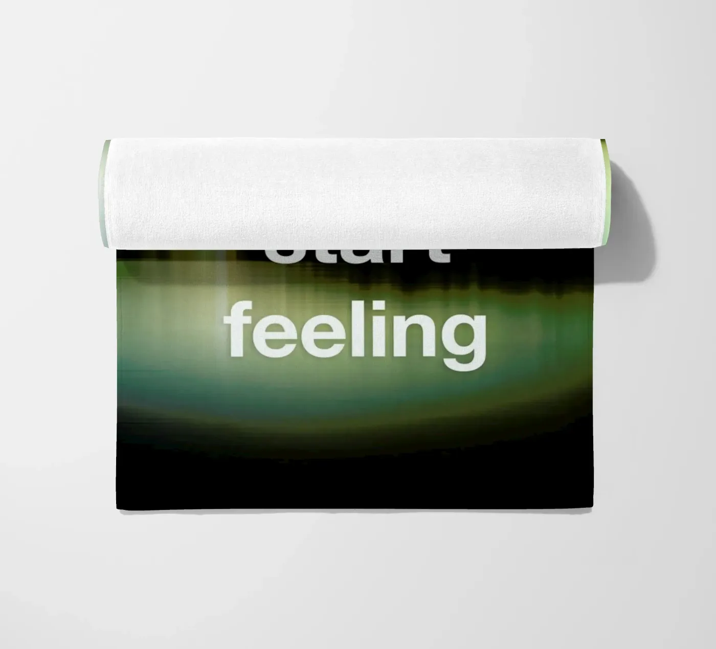 Stop Thinking strandhanddoek van Angelo Cerantola