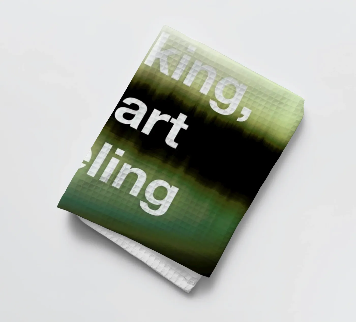 Stop Thinking Geschirrtuch von Angelo Cerantola