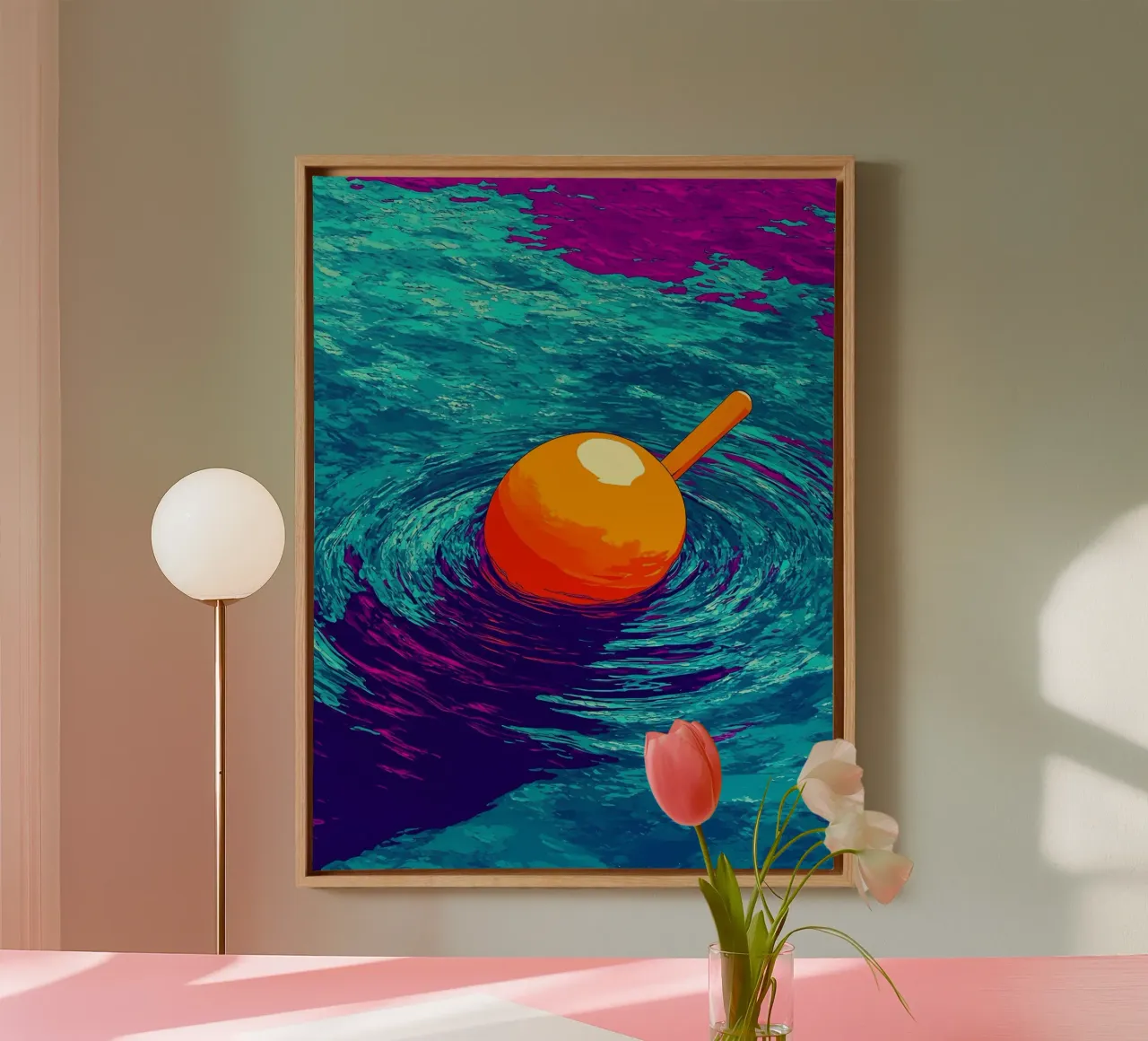 Boa - Pop Art tela con Cornice a cassetta da ColorCrash Gallery