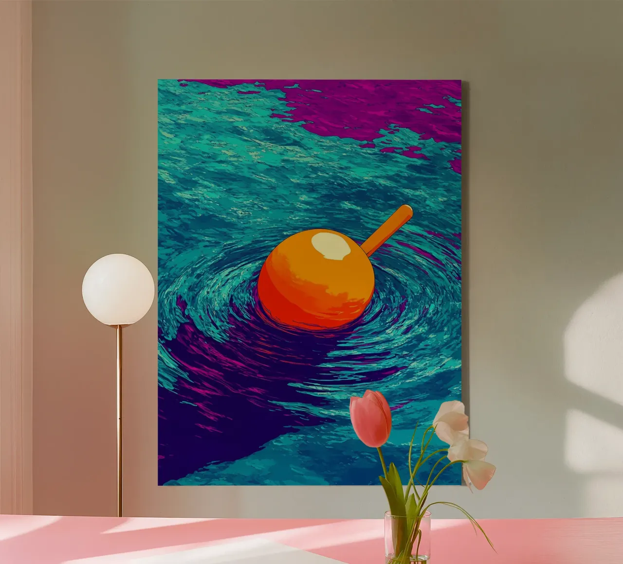 Boa - Pop Art tela con Cornice a cassetta da ColorCrash Gallery