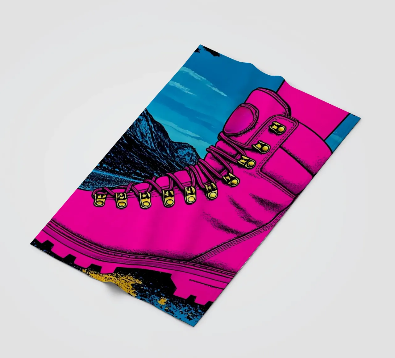 Avventura - Pop Art coperta in pile da ColorCrash Gallery