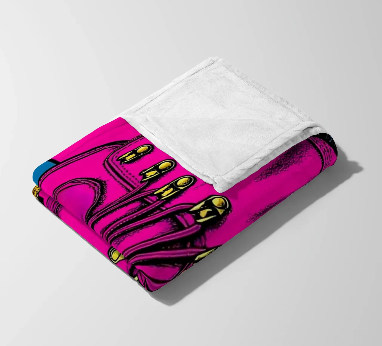 Avventura - Pop Art coperta in pile da ColorCrash Gallery