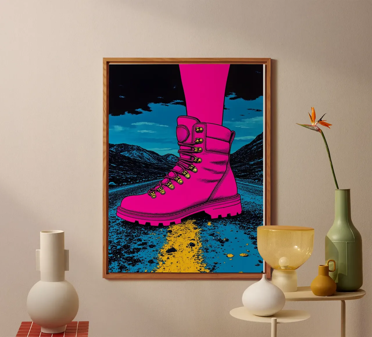 Avventura - Pop Art alluminio dibond da ColorCrash Gallery