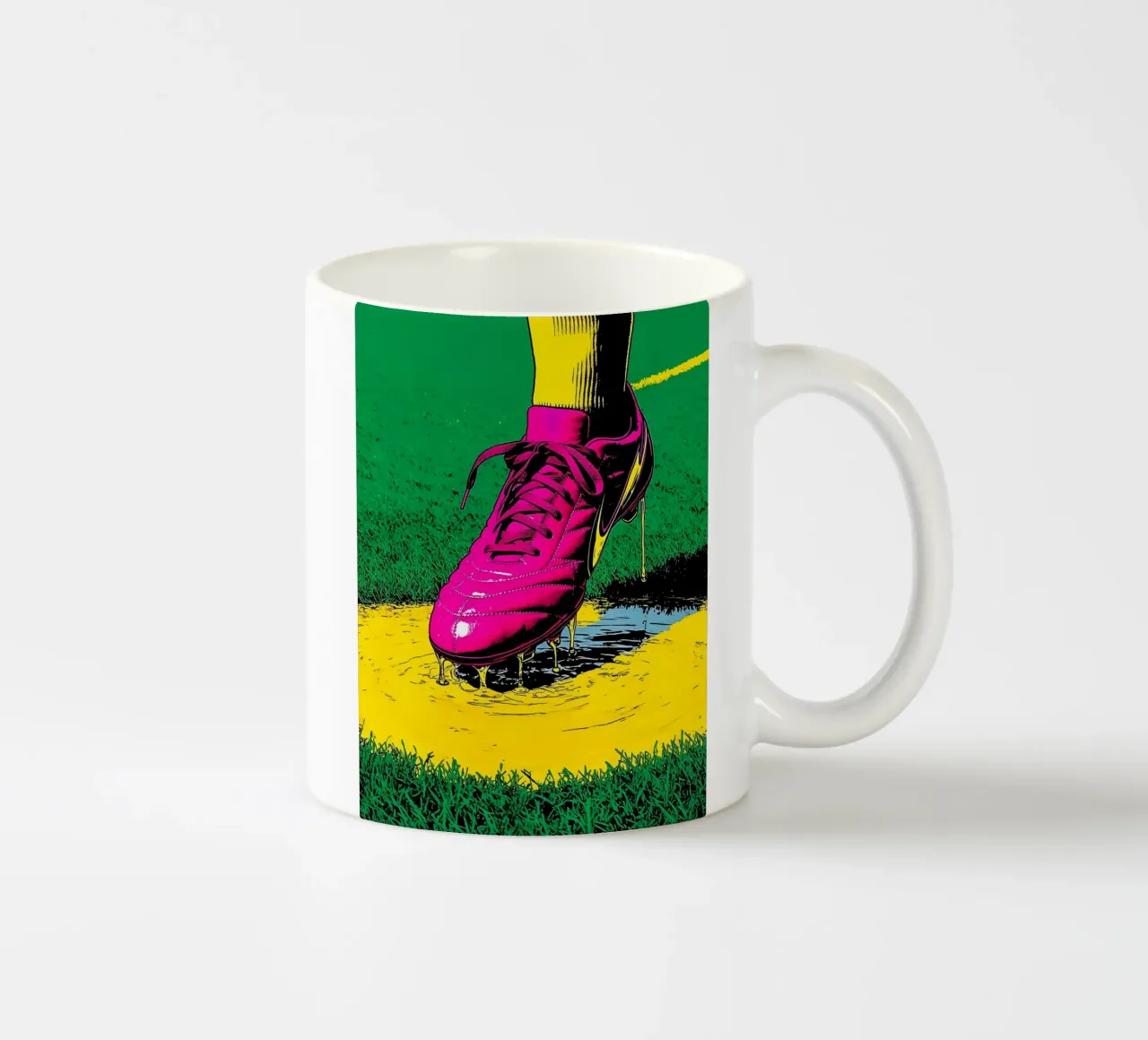 Scarpa da calcio - Pop Art tazza in ceramica da ColorCrash Gallery