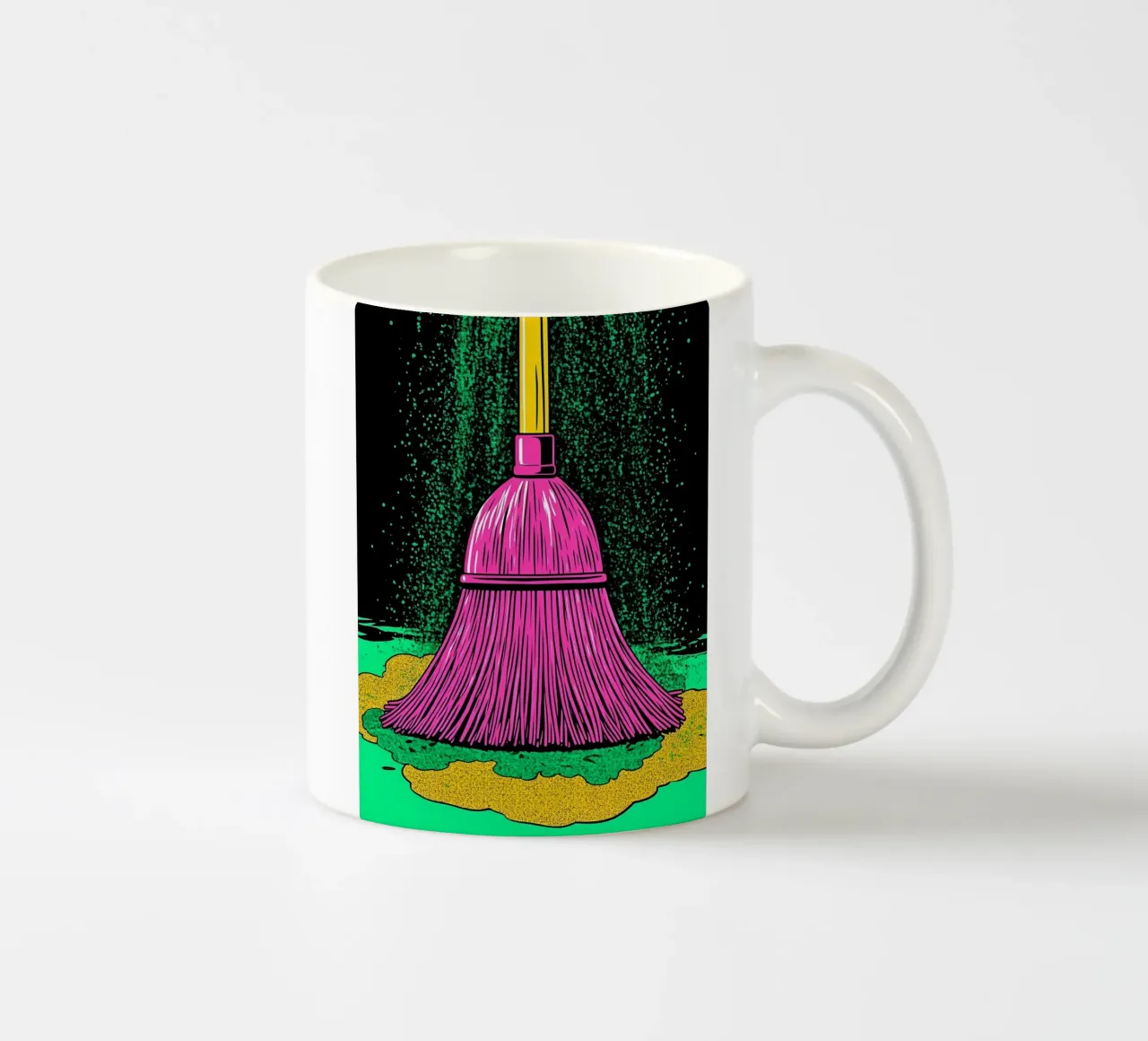 Pulizia - Pop Art tazza in ceramica da ColorCrash Gallery
