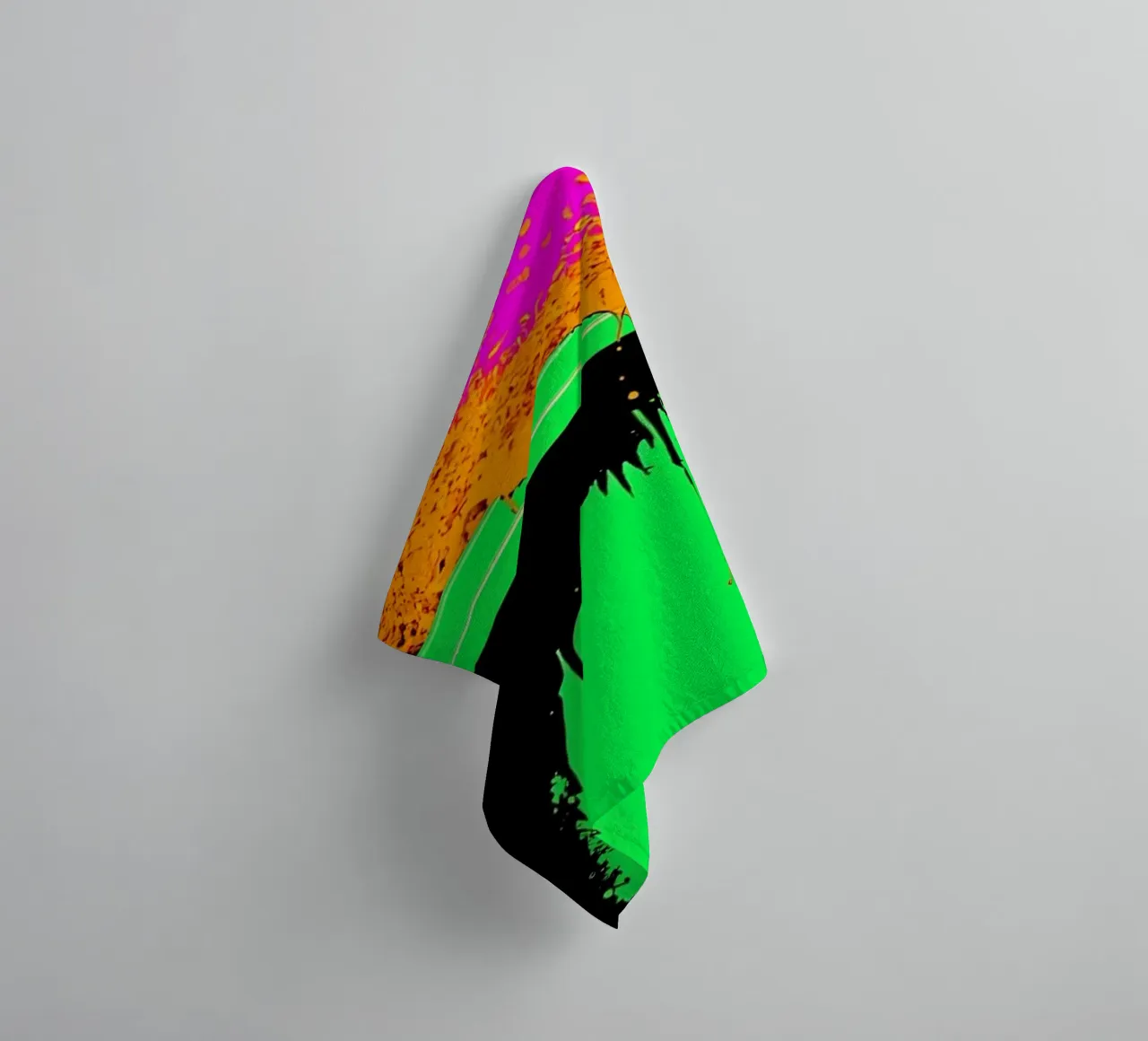 Trash Can - Pop Art towel by ColorCrash Gallery