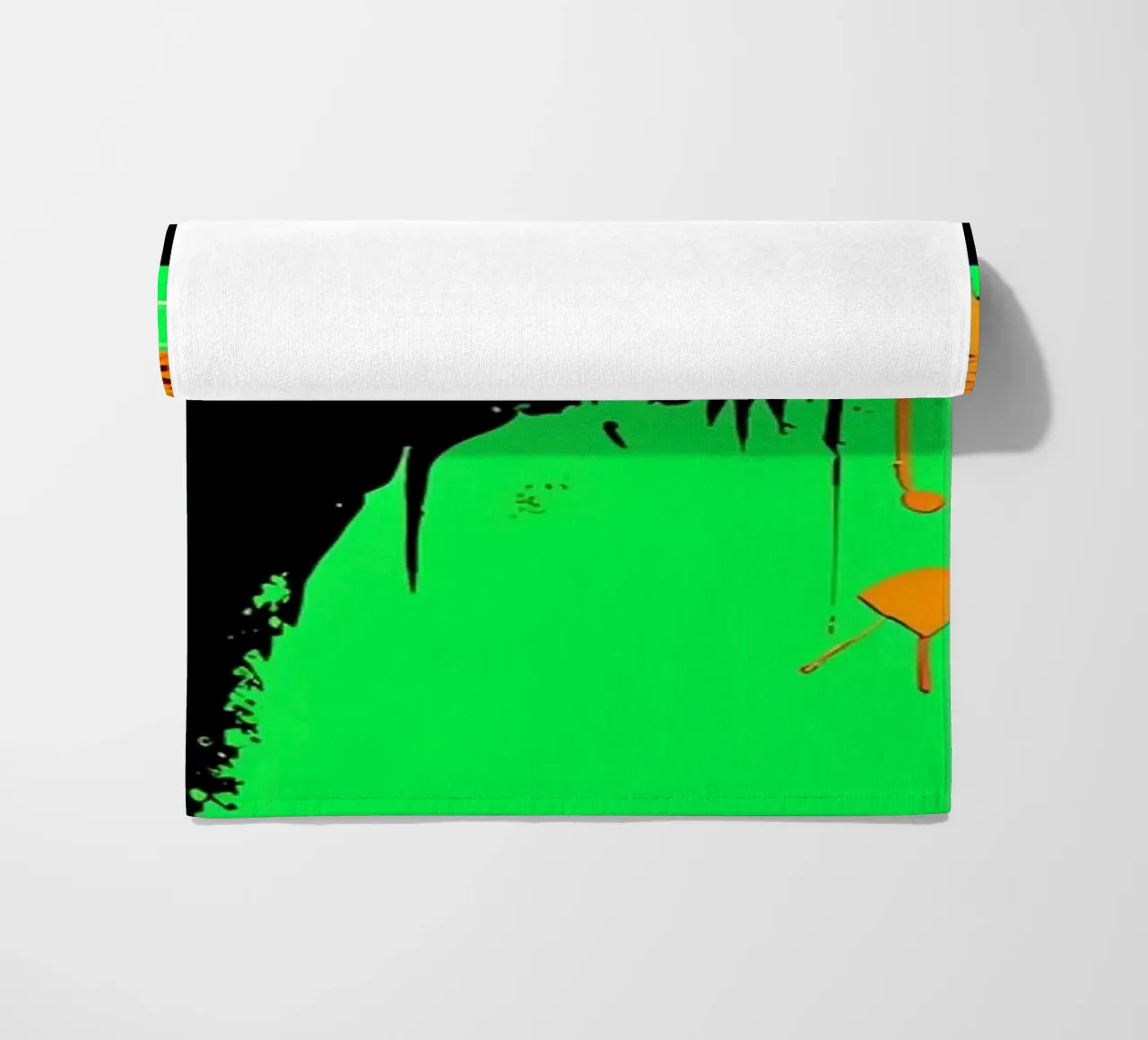 Poubelle - Pop Art serviette de plage de ColorCrash Gallery