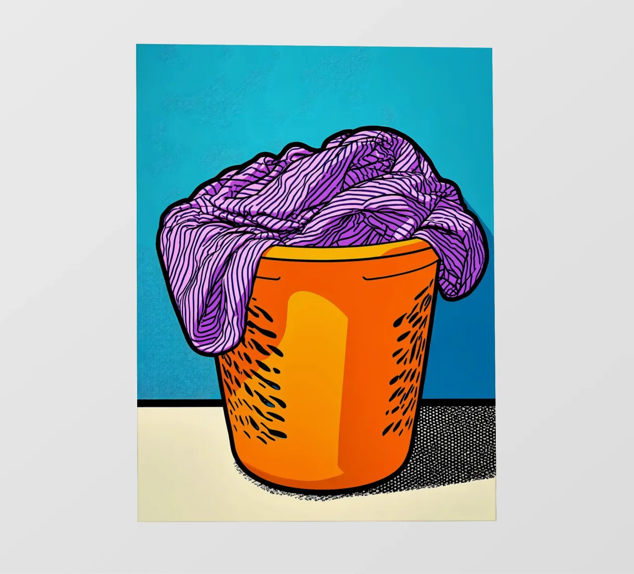 Lavanderia - Pop Art telo in pvc da ColorCrash Gallery