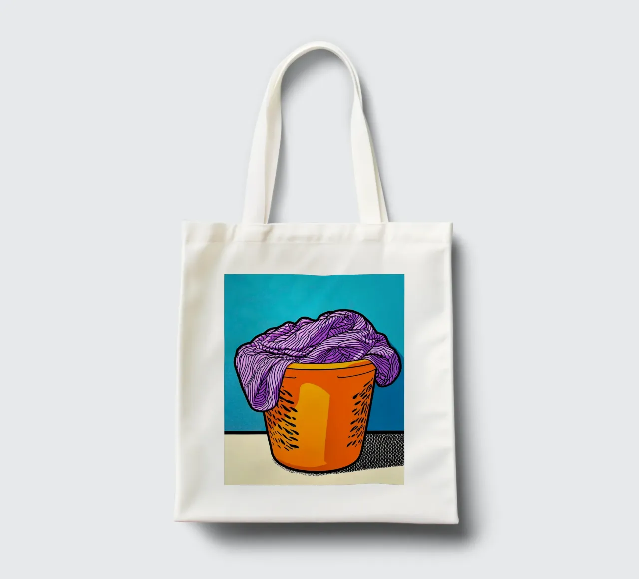 Laundry - Pop Art tote bag by ColorCrash Gallery
