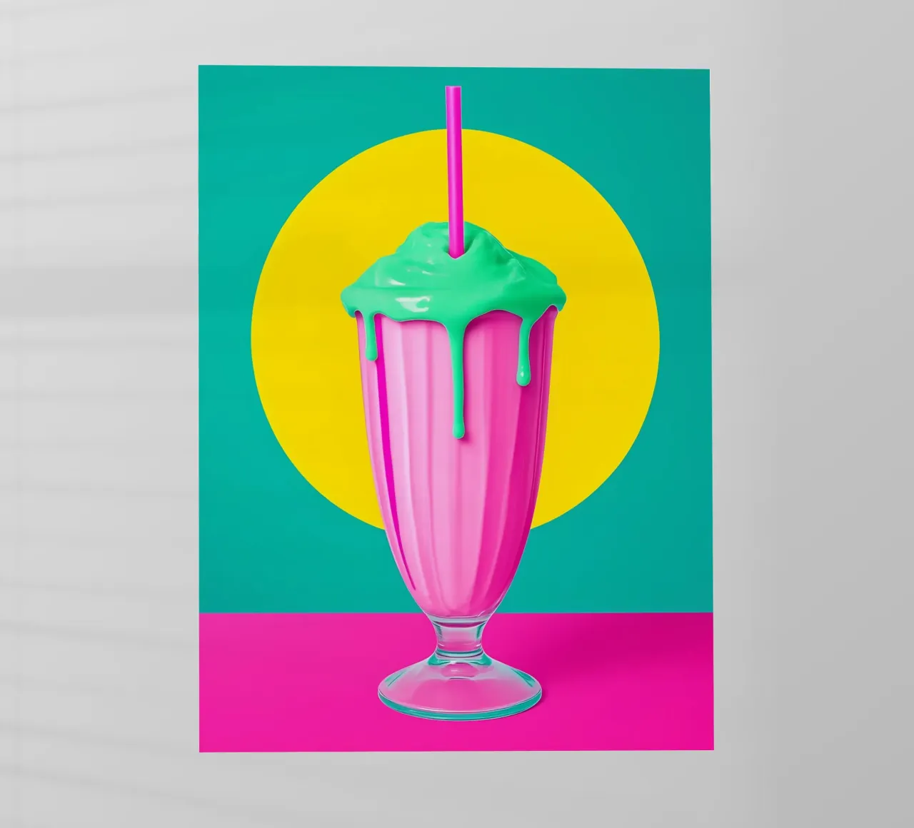 Frullato - Pop Art pellicola backlit da ColorCrash Gallery