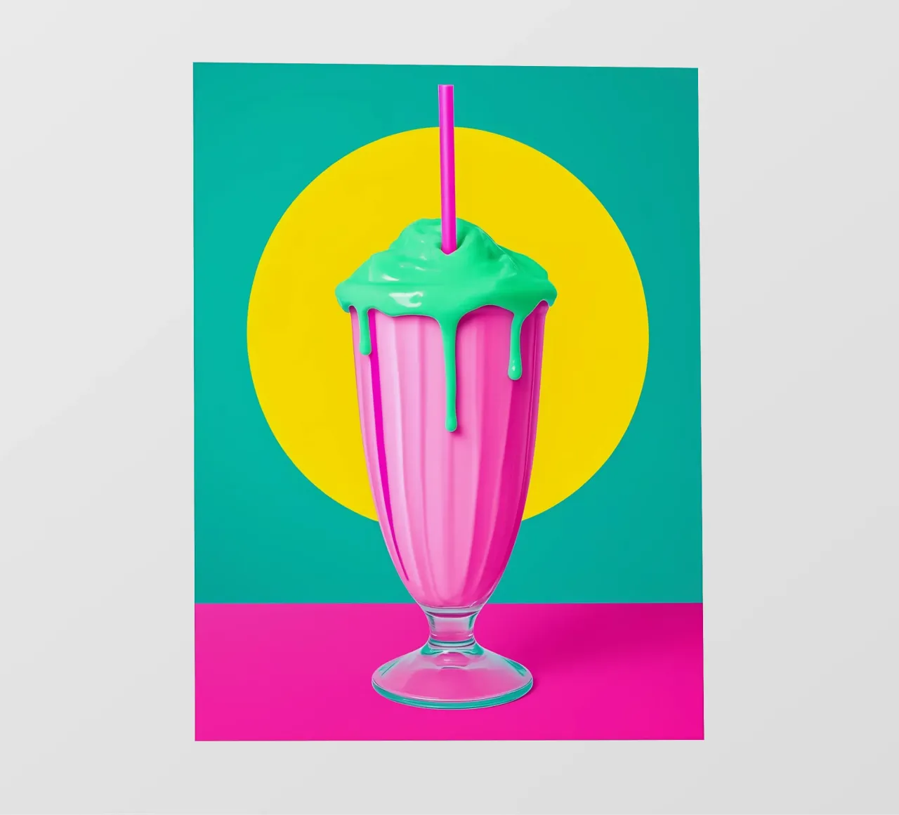 Frullato - Pop Art pellicola backlit da ColorCrash Gallery