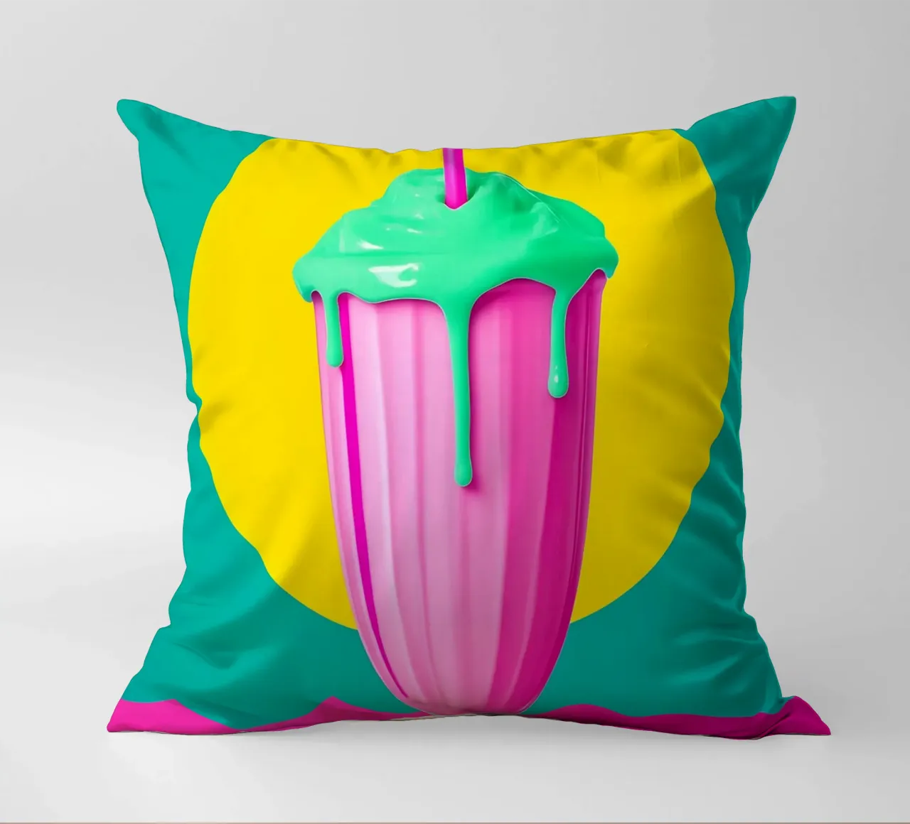 Frullato - Pop Art cuscino da ColorCrash Gallery
