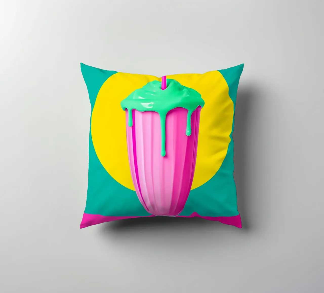 Frullato - Pop Art cuscino da ColorCrash Gallery