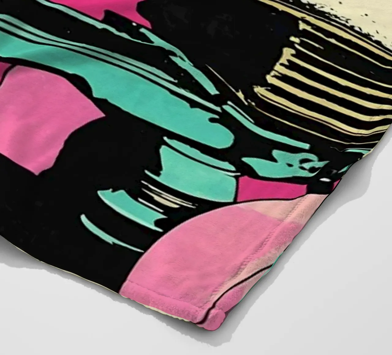 Pattini a rotelle - Pop Art coperta in pile da ColorCrash Gallery