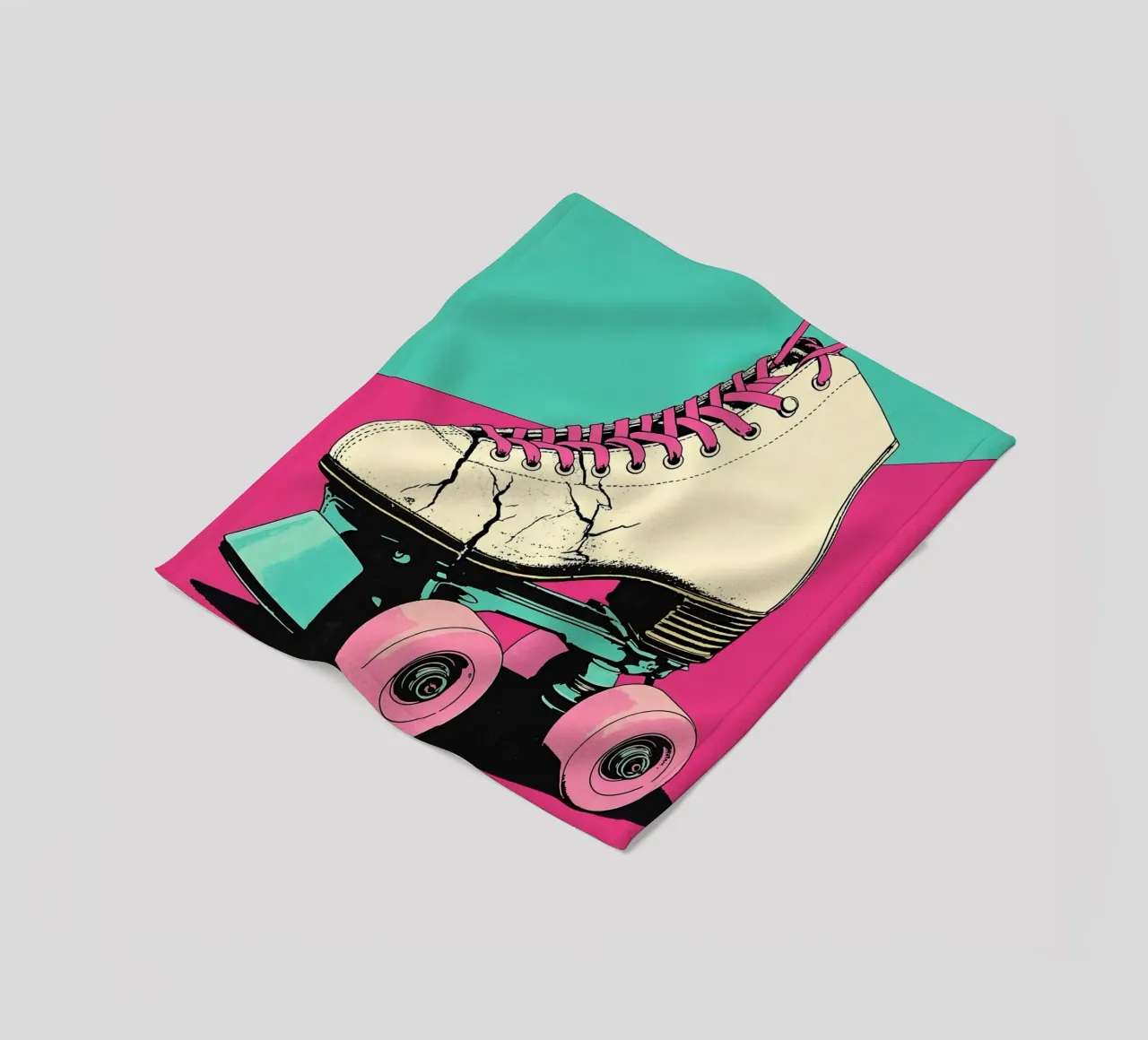 Pattini a rotelle - Pop Art coperta in pile da ColorCrash Gallery