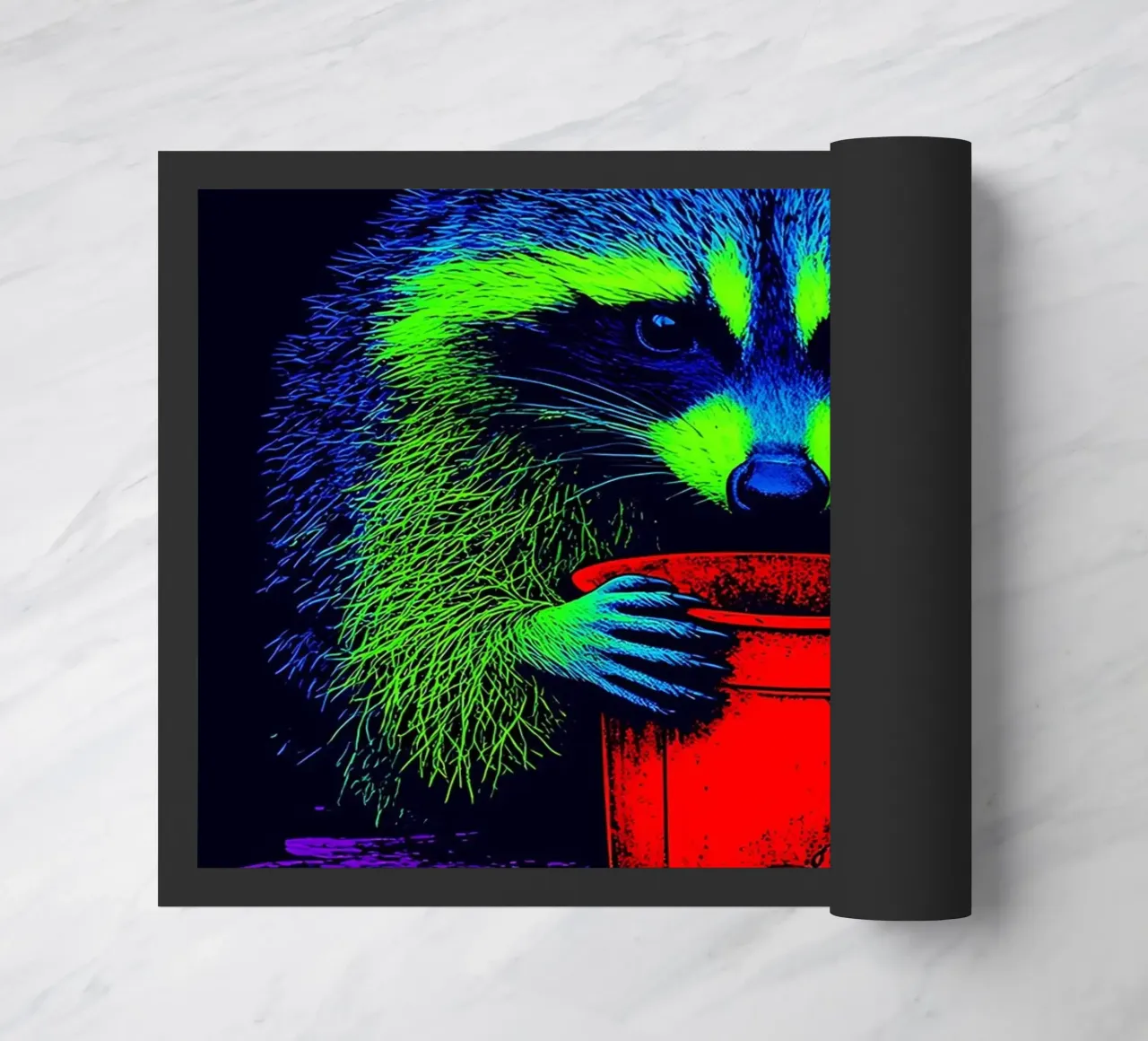 Procione - Pop Art zerbino da ColorCrash Gallery