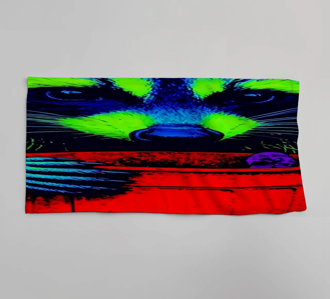 Procione - Pop Art asciugamano da bagno da ColorCrash Gallery