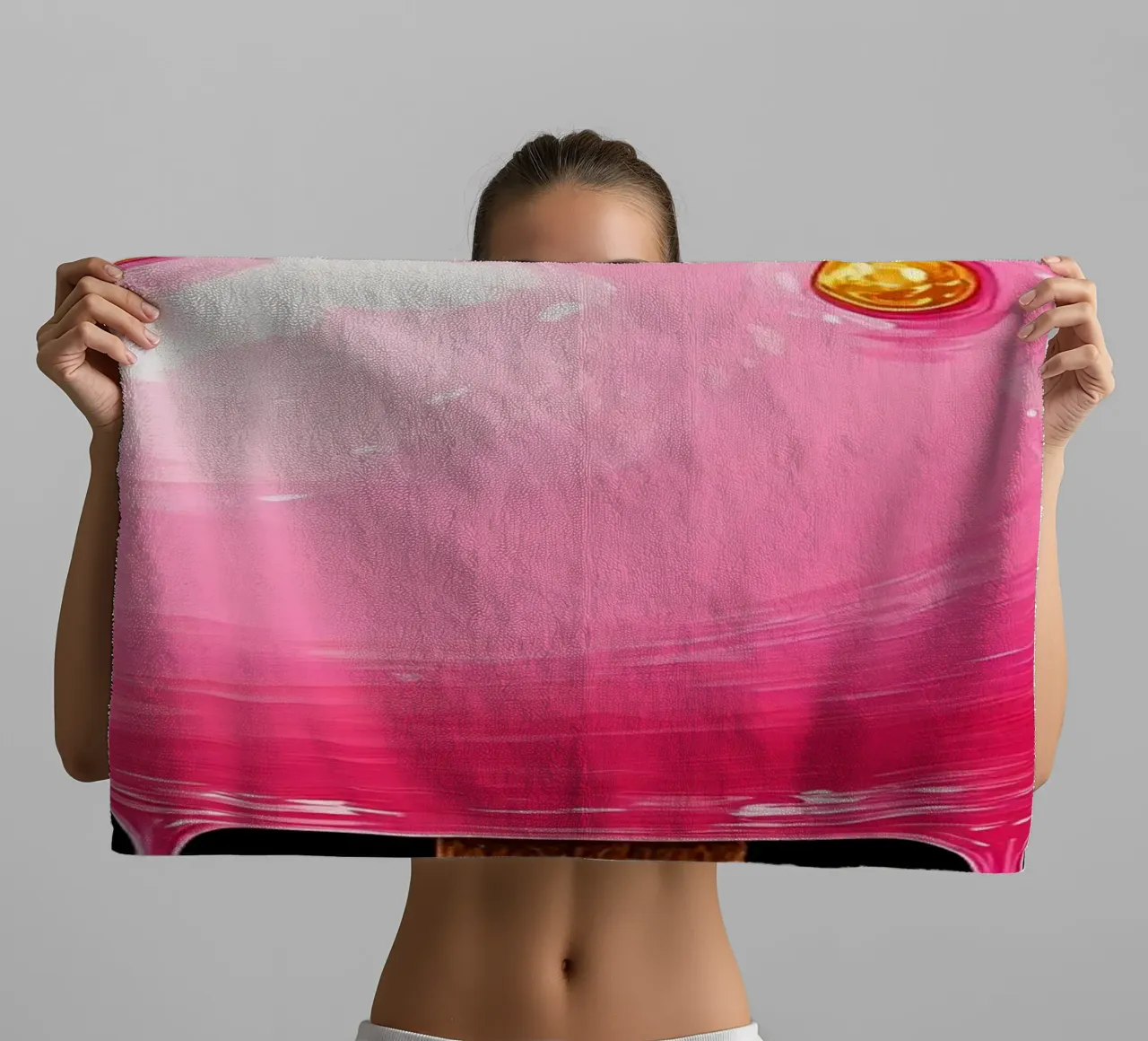 Lecca-lecca fondente - Pop Art asciugamano da bagno da ColorCrash Gallery