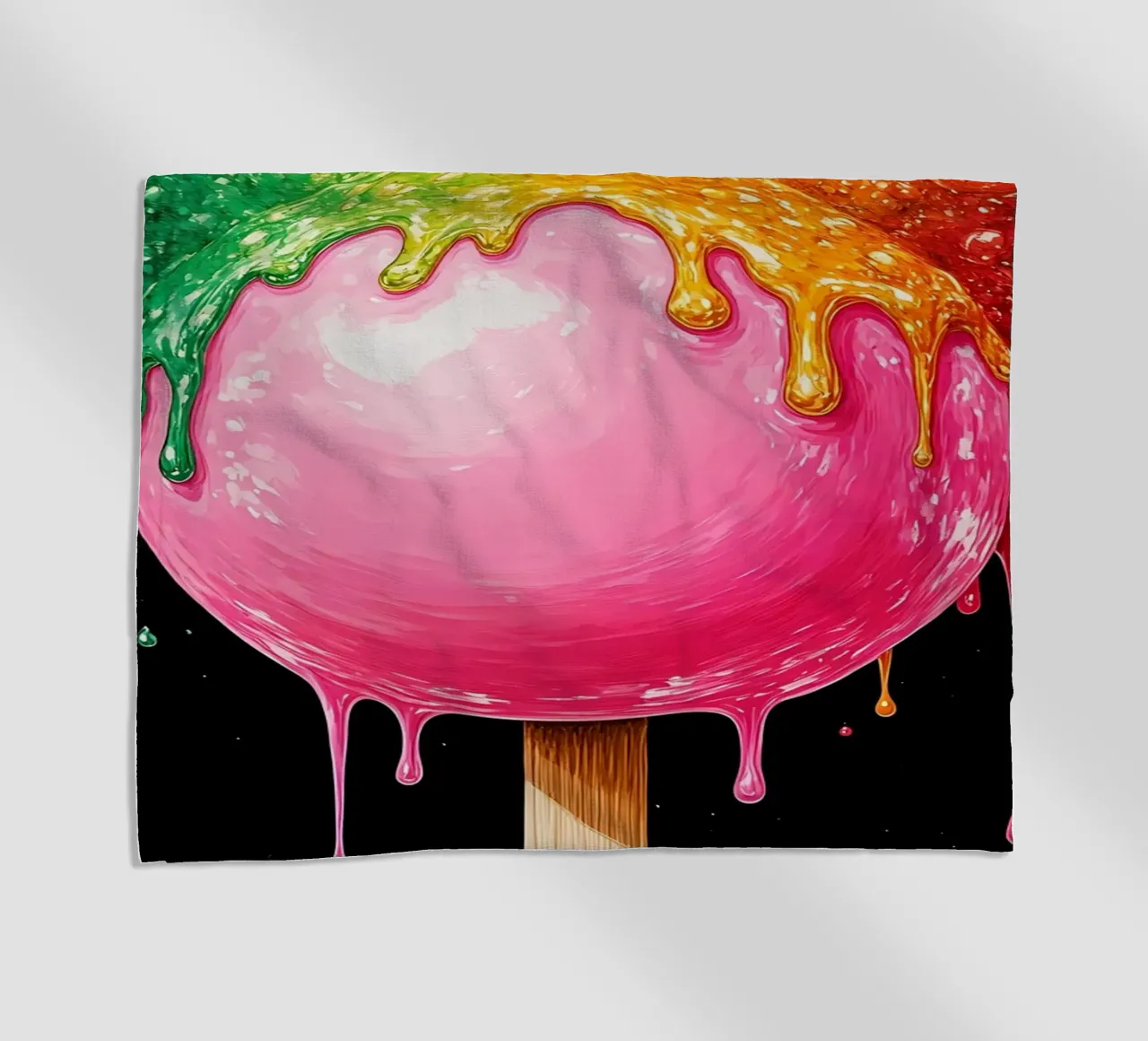 Lecca-lecca fondente - Pop Art telo mare da ColorCrash Gallery