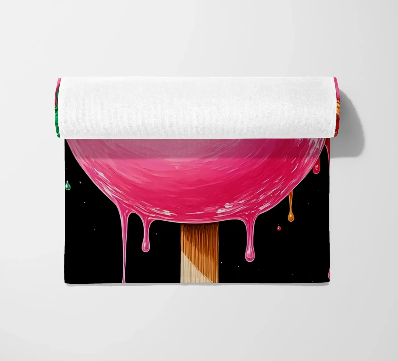 Lecca-lecca fondente - Pop Art telo mare da ColorCrash Gallery