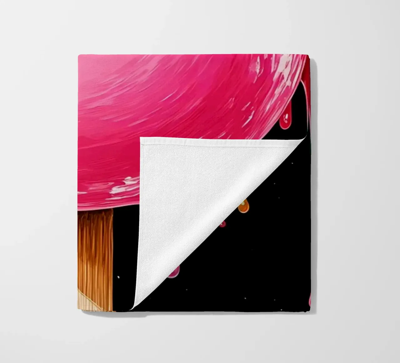 Lecca-lecca fondente - Pop Art telo mare da ColorCrash Gallery